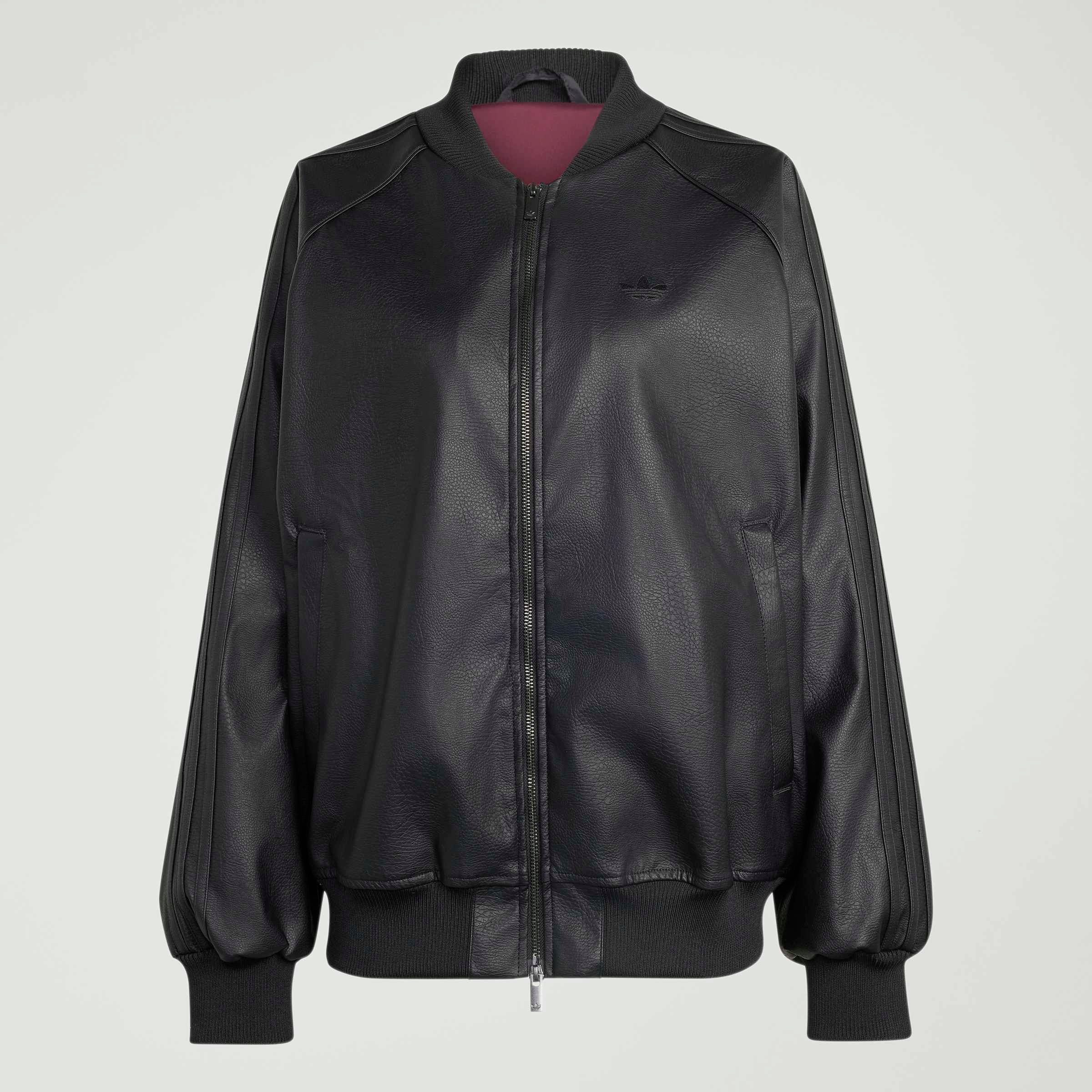 adidas Originals Veste d'extérieur »PLTHR SST TT« für Erwachsene, mit Reissverschluss, aus Polyurethan