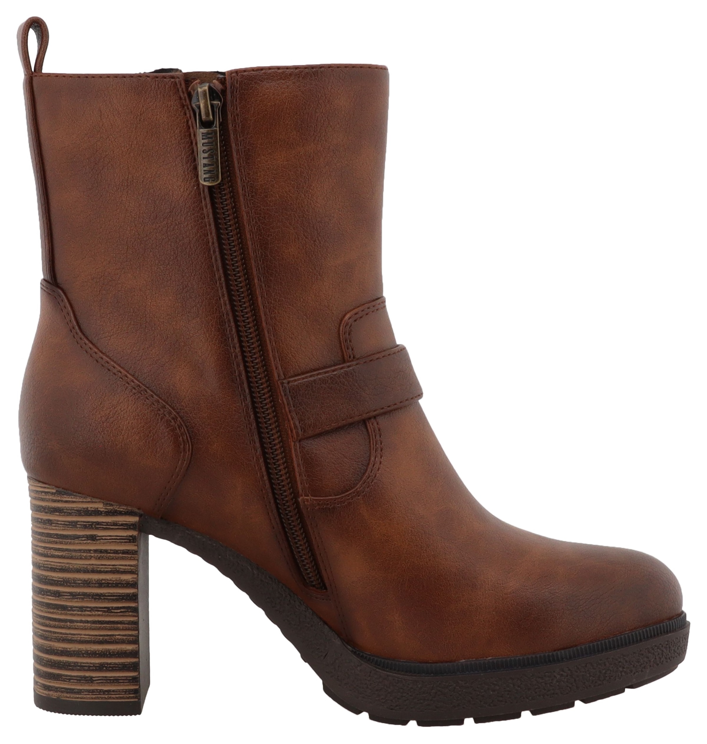 Mustang Shoes Winterstiefelette »Nana«  Boots, Winterstiefelette mit Reissverschluss