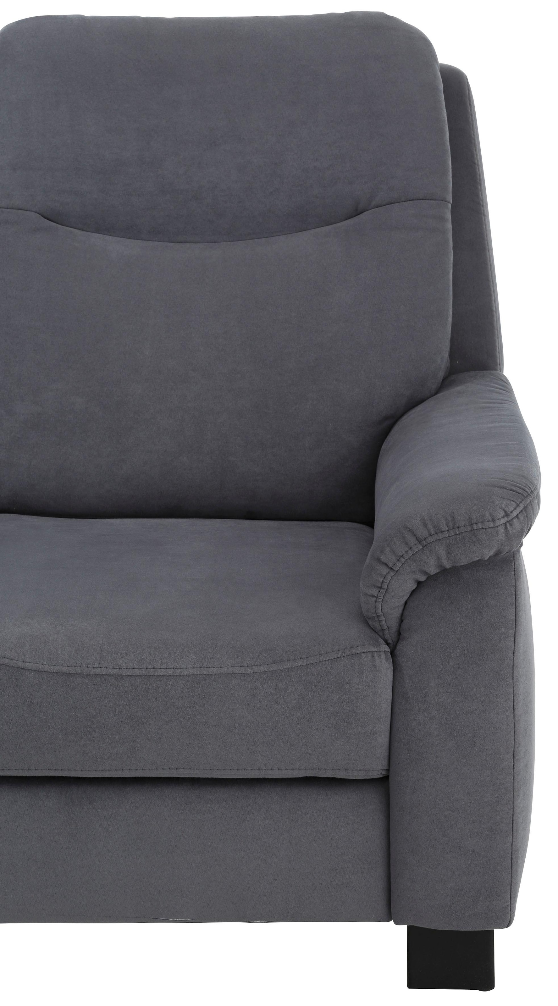 Home affaire Ecksofa »Boccaccio L-Form« mit Federkern, incl. Kopfteilverstellung, wahlweise Bettfunktion