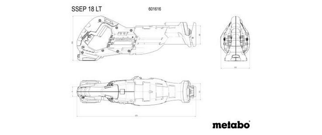 metabo Akku-Säbelsäge »SSEP 18 LT Solo«