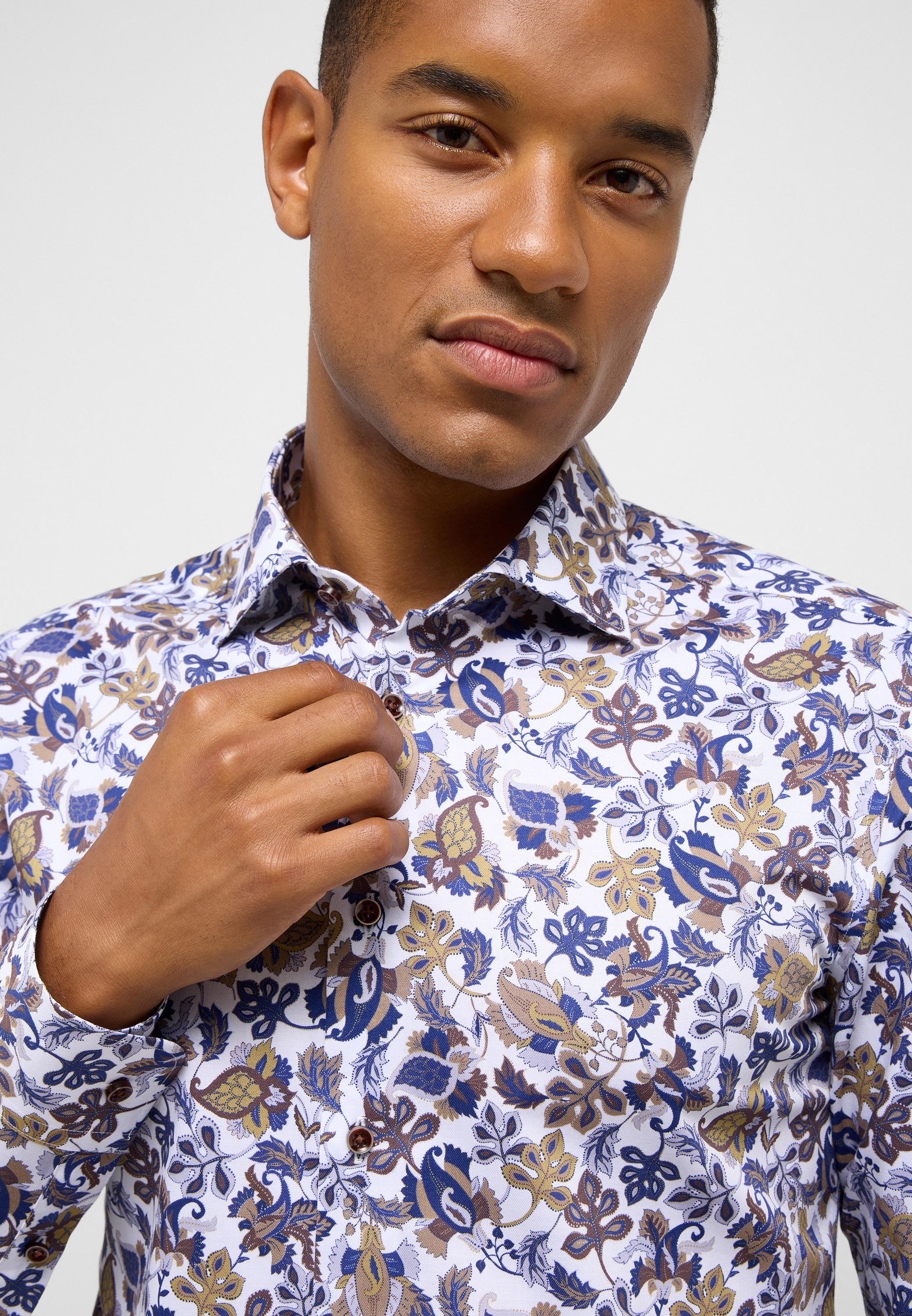 Eterna Langarmhemd »SLIM FIT« NON IRON (bügelfrei)