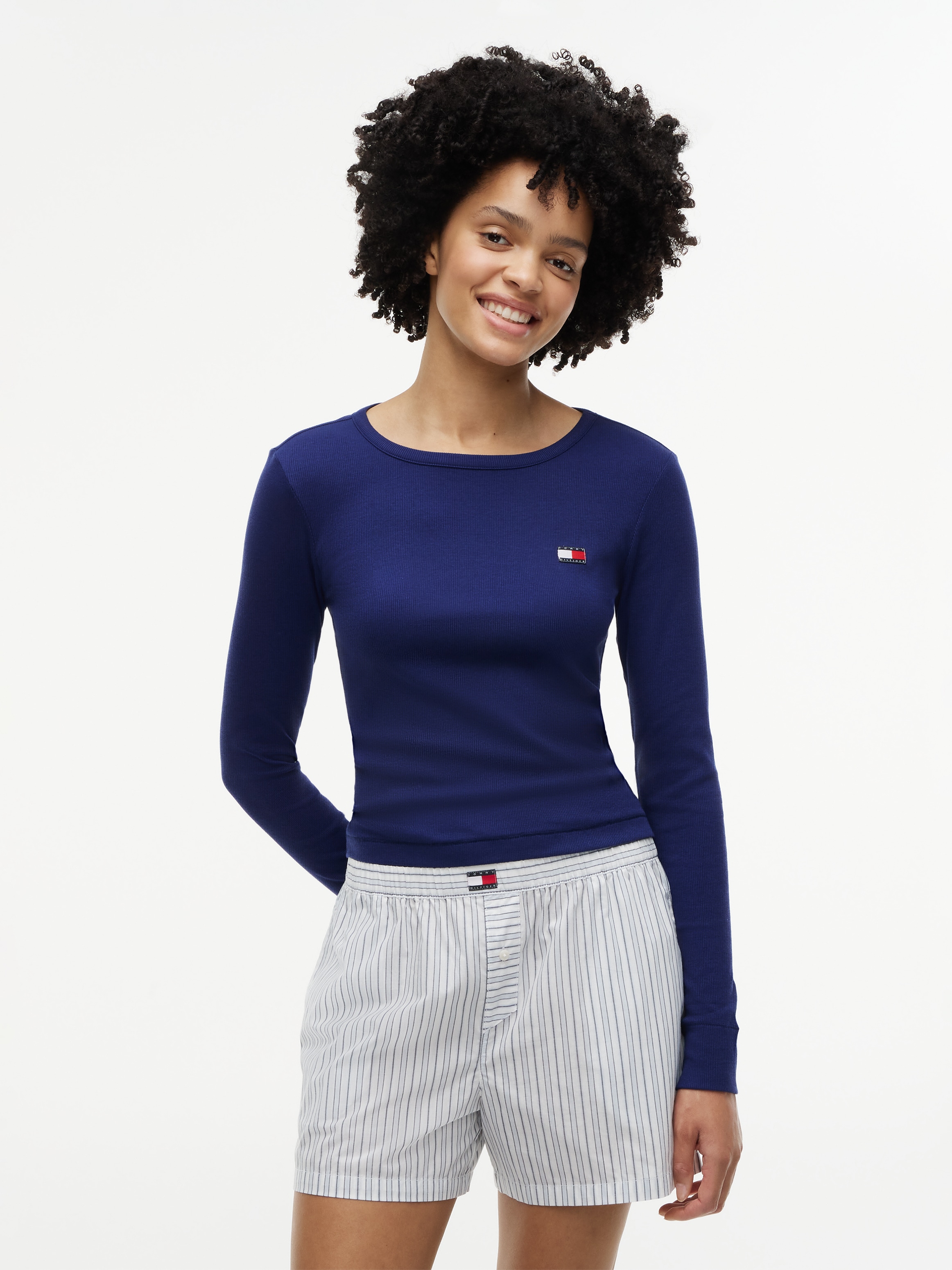 Image of Tommy Hilfiger Underwear Langarmshirt "LS RIB T-SHIRT" in Rippstruktur, Rundhals