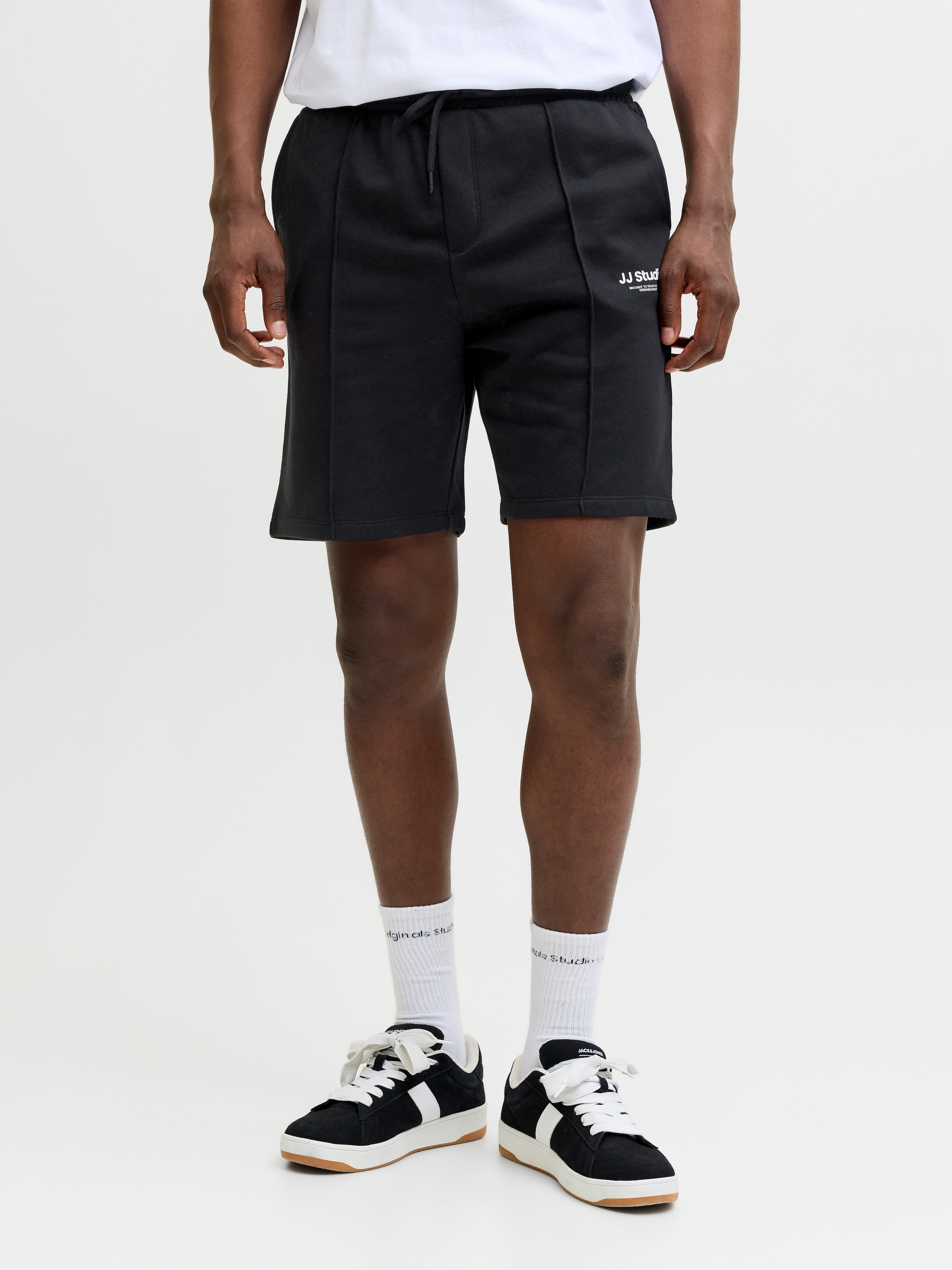 Jack & Jones Sweatshorts »JPSTKANE SOHO SWEAT SHORTS MID SN«  mélange de coton, coupe ample