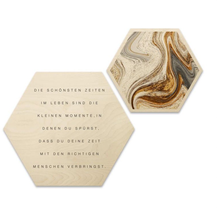 Image of Wall-Art Wandspruch »Schriftzug Collage Zitat Holzbilder«, (Set, 2 St.) bei Ackermann Versand Schweiz