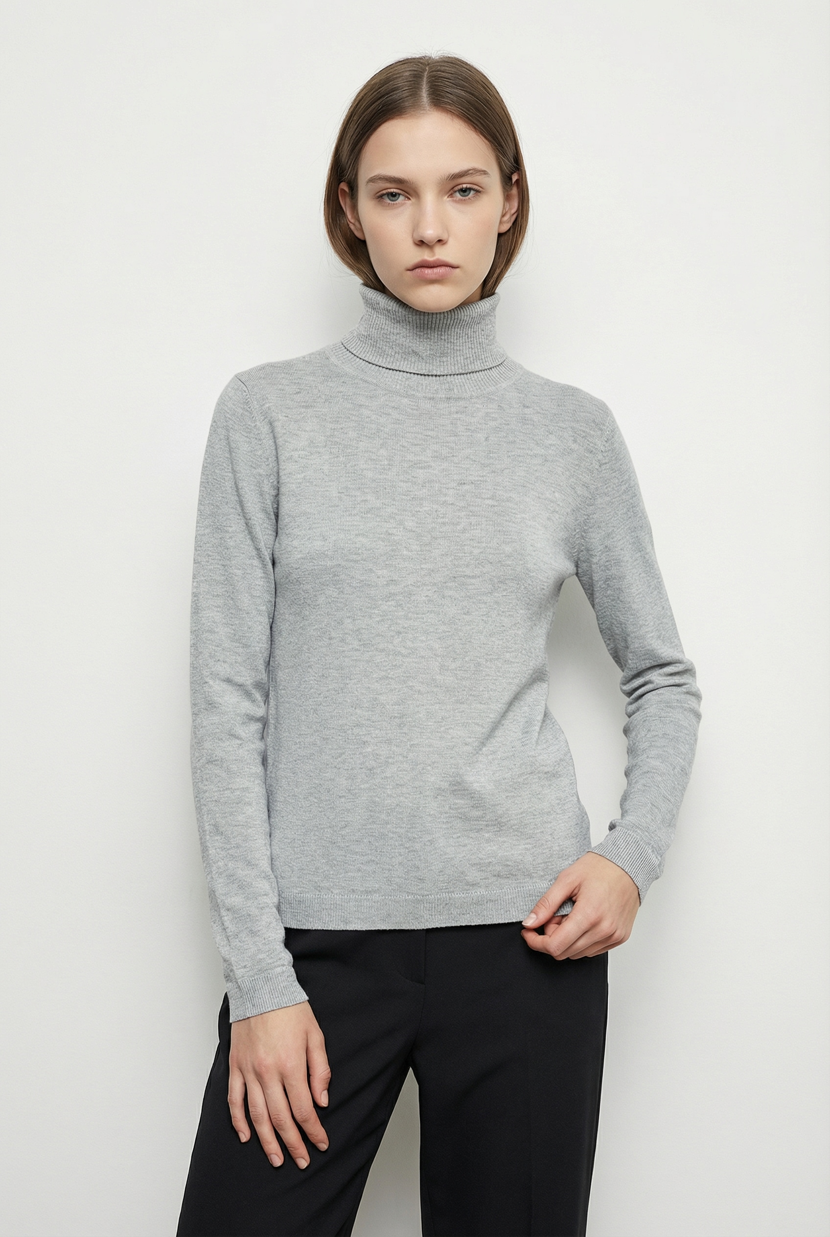 Image of Vero Moda Rollkragenpullover "VMHAPPINESS LS ROLLNK PULLOVE GA BOO REP"