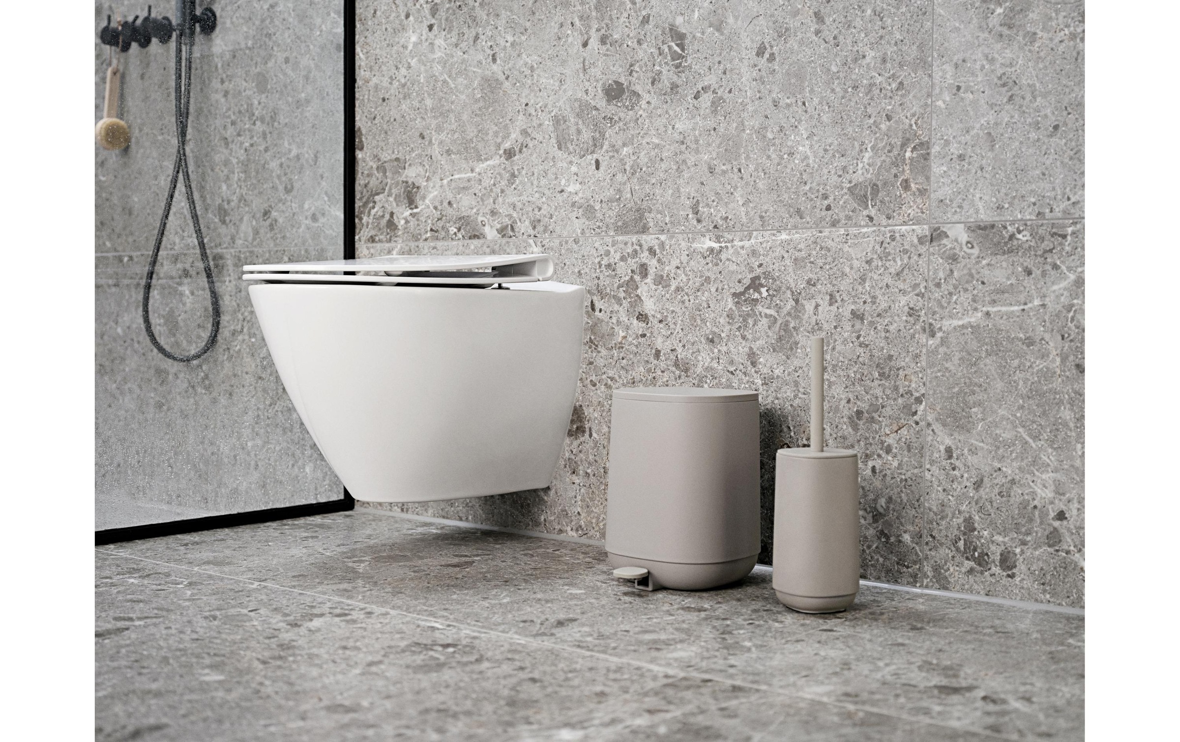 Zone Denmark WC-Garnitur »Time Betonfarbe«, aus Kunststoff