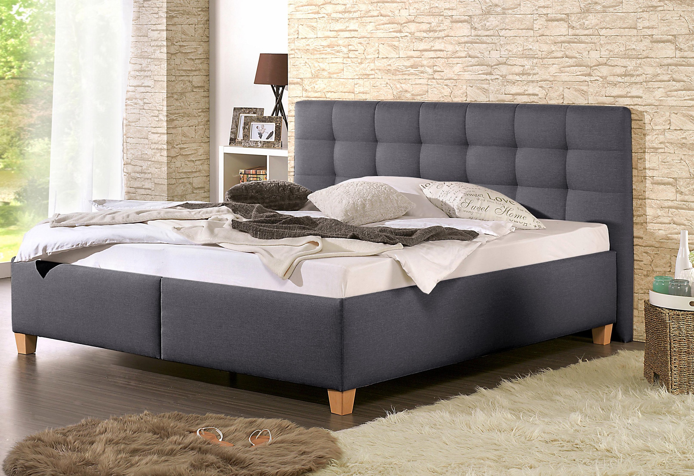 Image of Maintal Polsterbett »Timmy«, mit oder ohne Matratze in 2 Ausführungen, Härtegrad 2 oder 3, incl. Bettkasten bei Ackermann Versand Schweiz