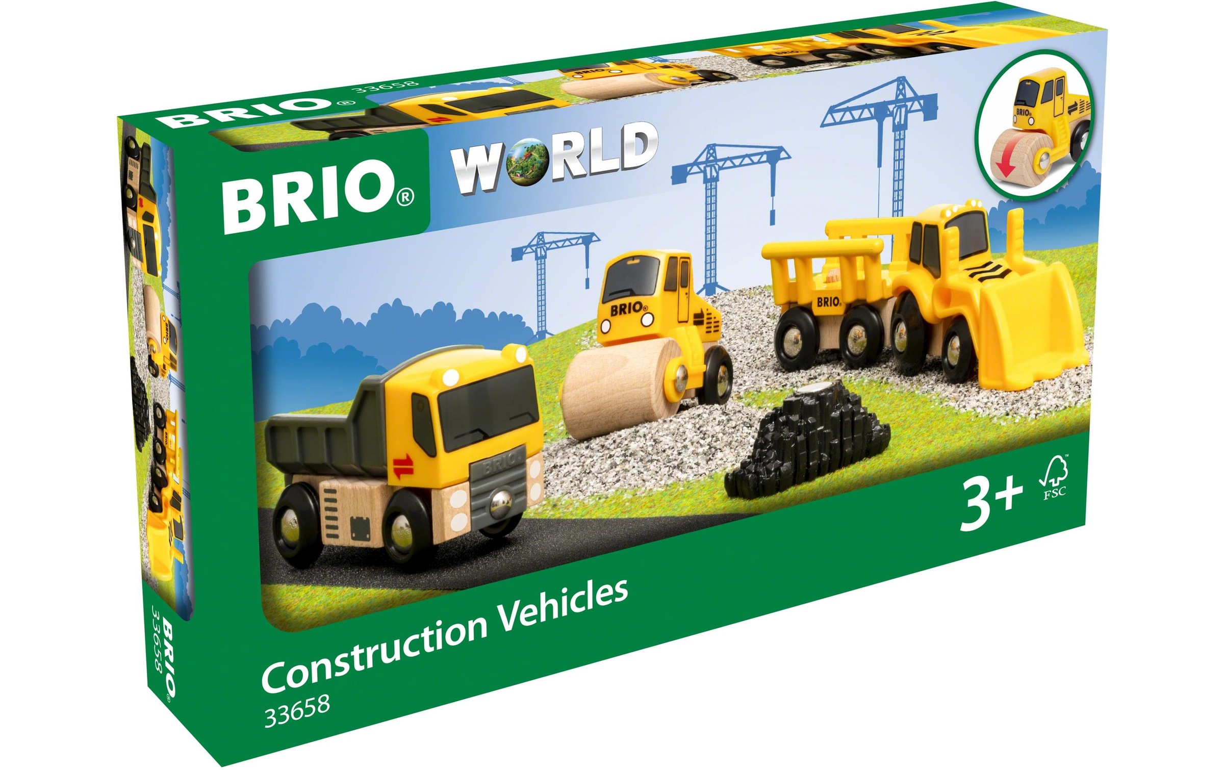 BRIO® Spielzeug-Baumaschine »World Baustellenfahrzeuge«