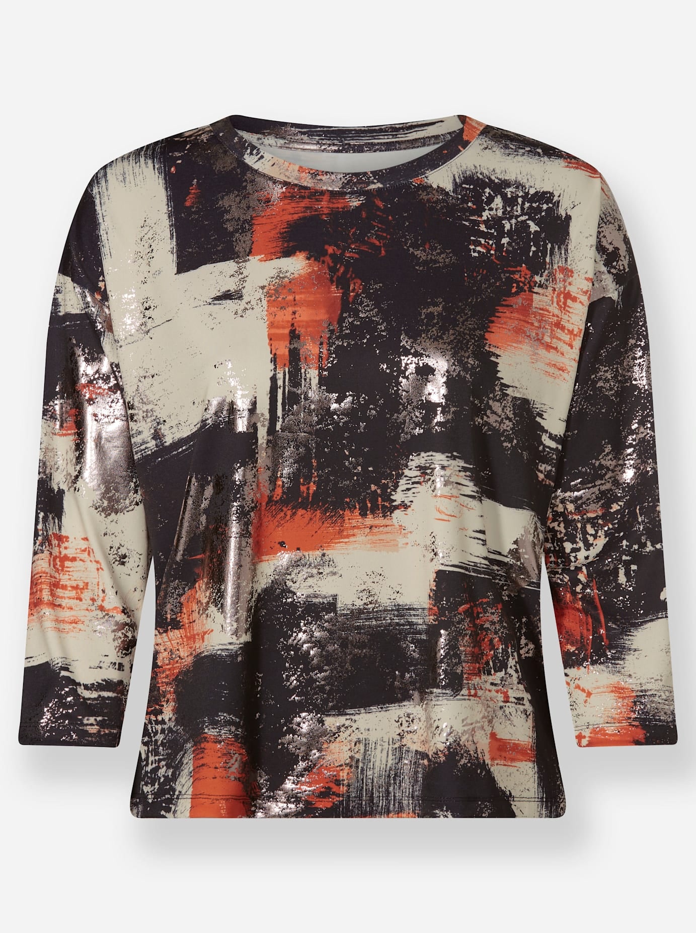 heine 3/4-Arm-Shirt »Druck-Shirt«, (1 tlg.)