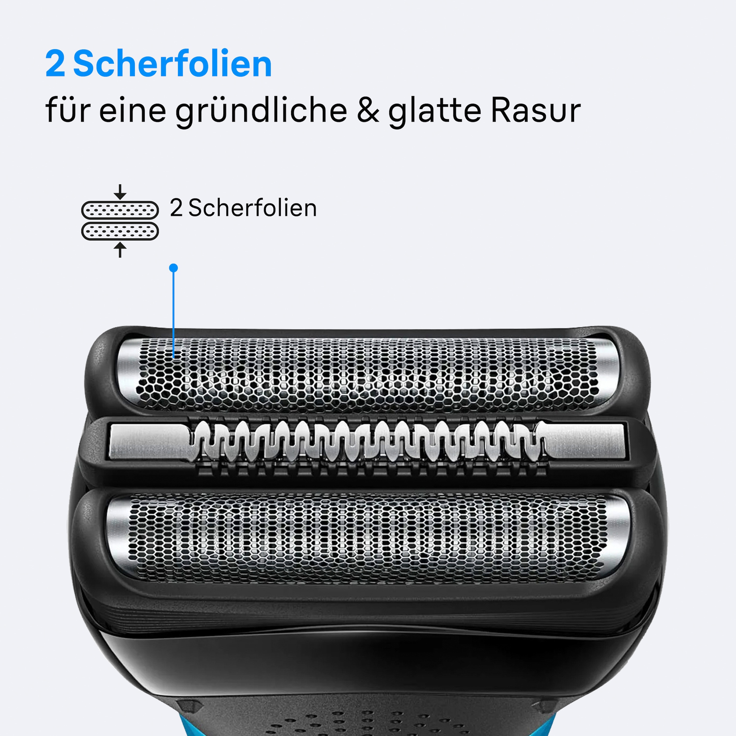 Braun Elektrorasierer »Series 3 310s«, 3 flexible Klingen