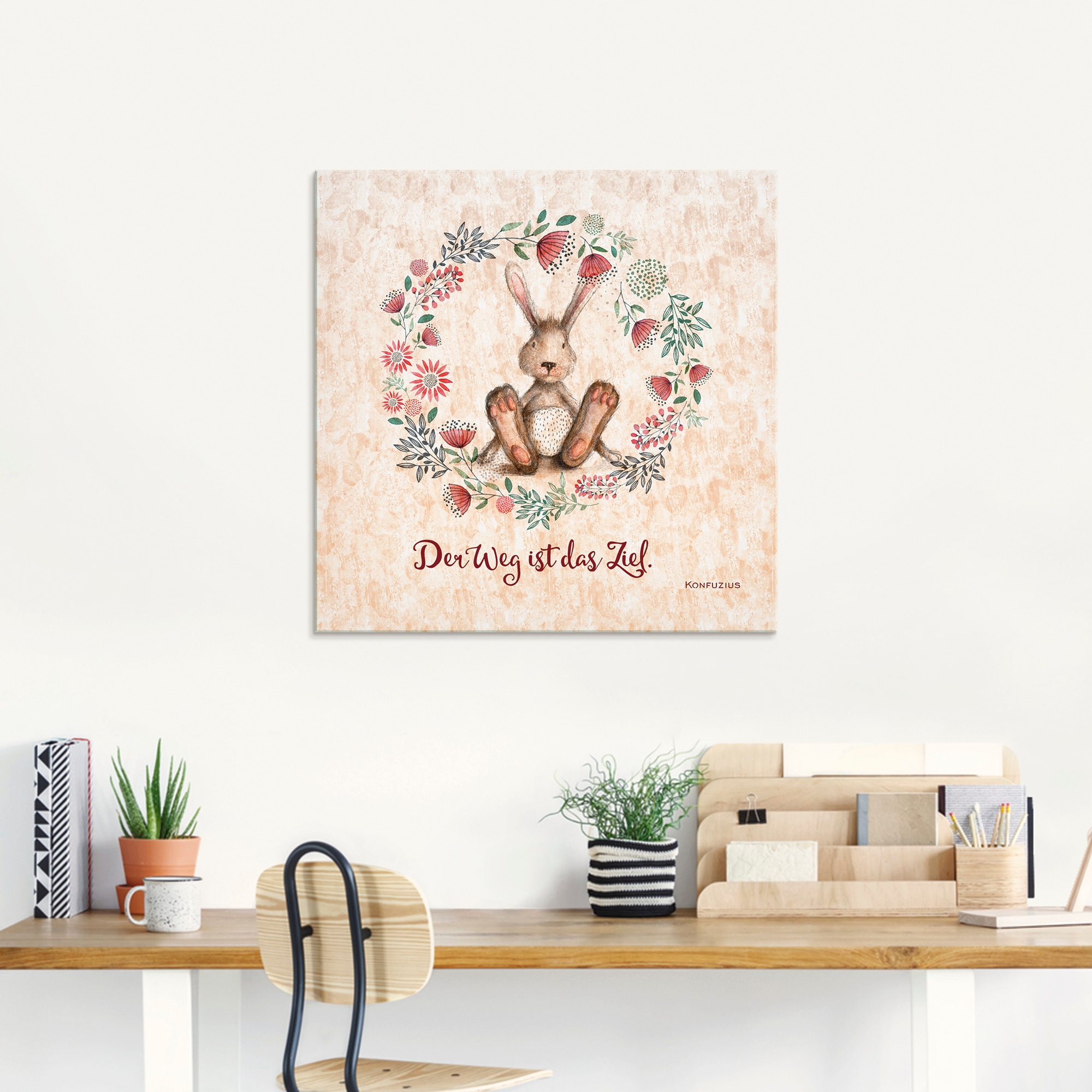 Artland Tableau en verre »Lebensweisheit Das Ziel« 1 cuis tlg. in verschiedenen Grössen