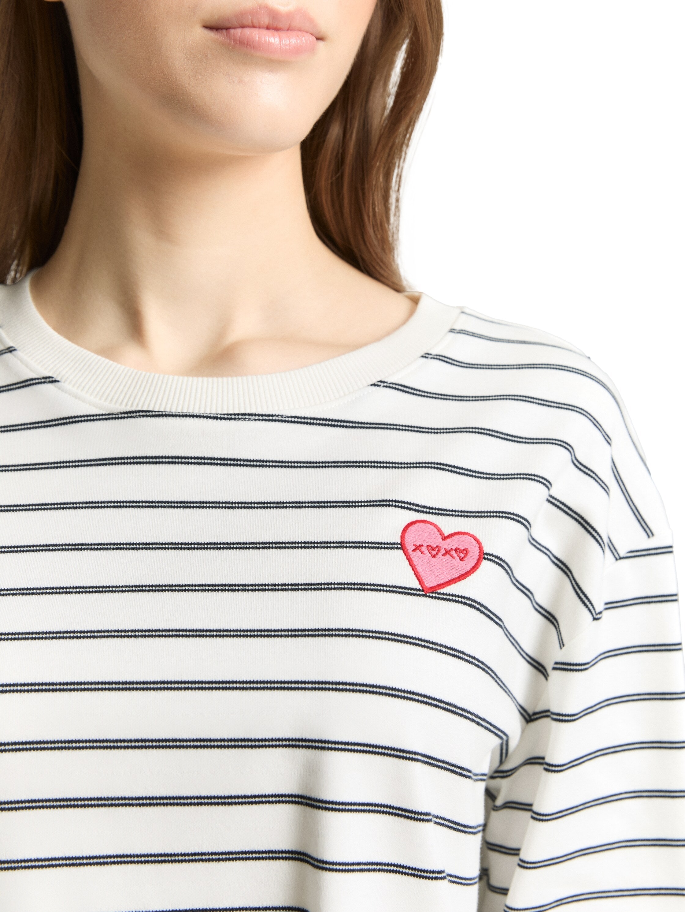 TOM TAILOR Denim T-shirt avec motif rayé