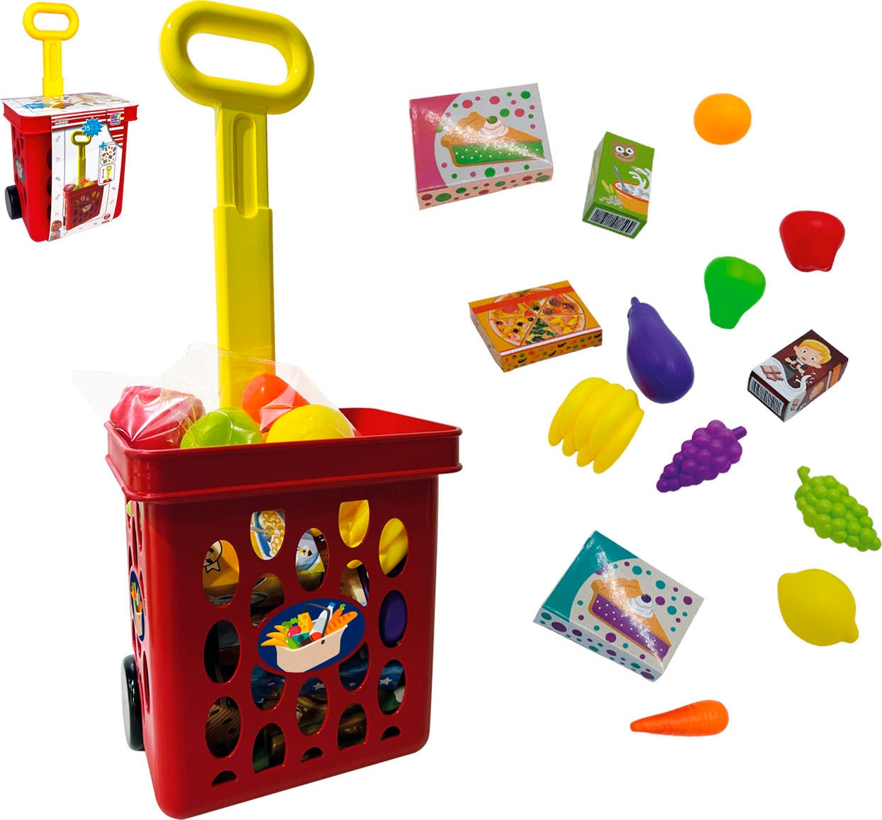 Image of Happy People Spiel-Einkaufswagen "Einkaufstrolley"