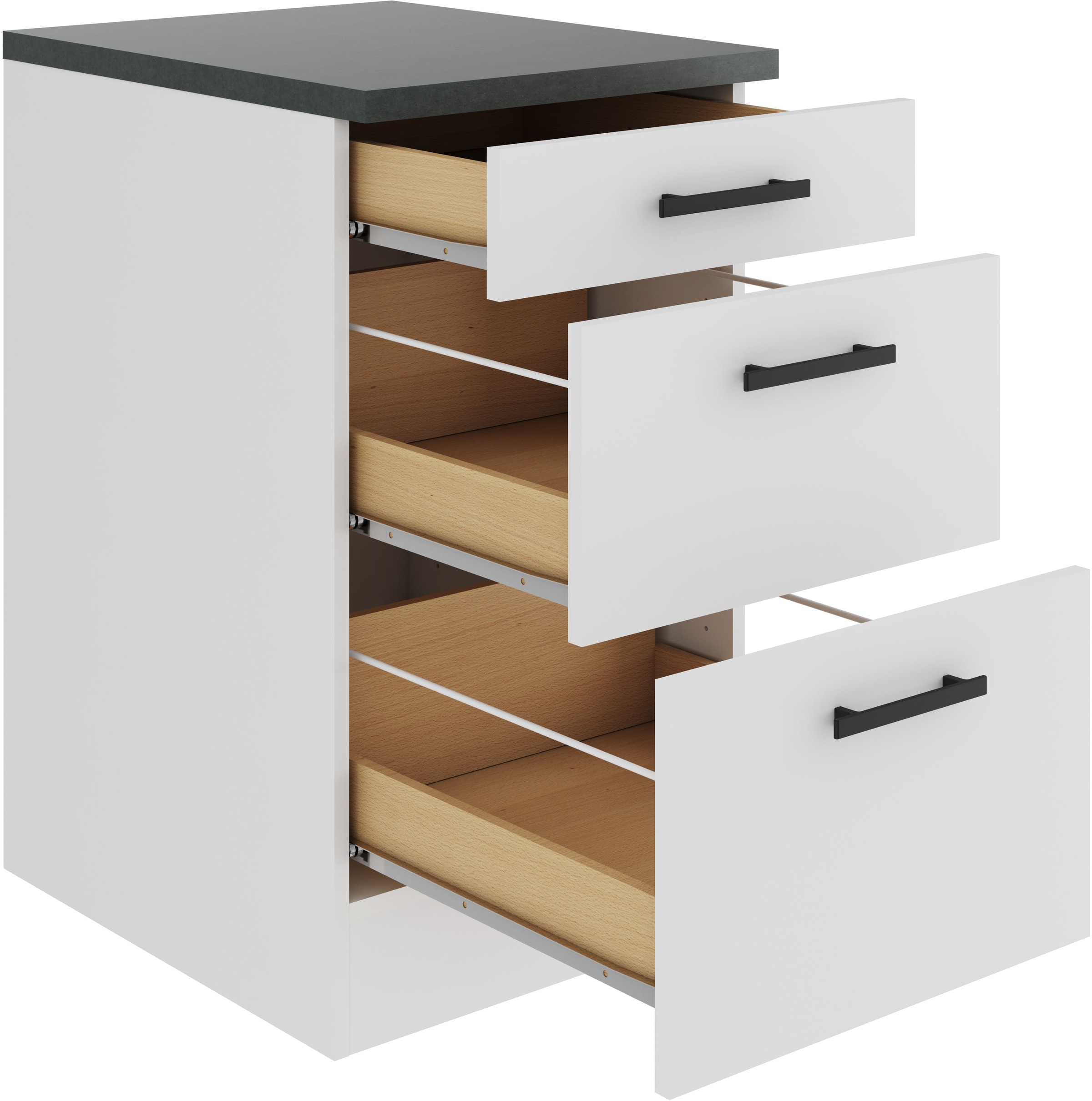 OPTIFIT Unterschrank »Palma« Breite 50 cm, mit 3 Schubkästen