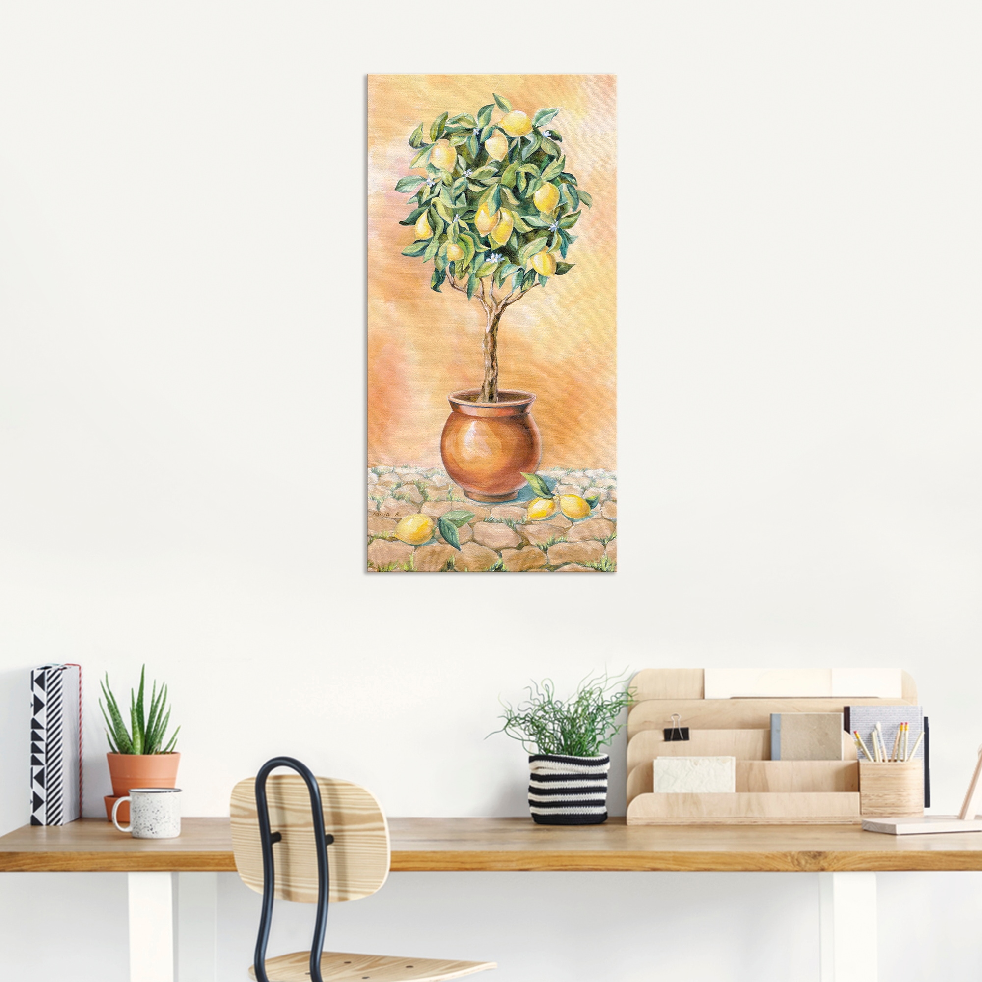 Artland Wandbild »Zitronenbaum I«, Pflanzen, (1 St.), als Alubild, Outdoorbild, Leinwandbild in verschied. Grössen