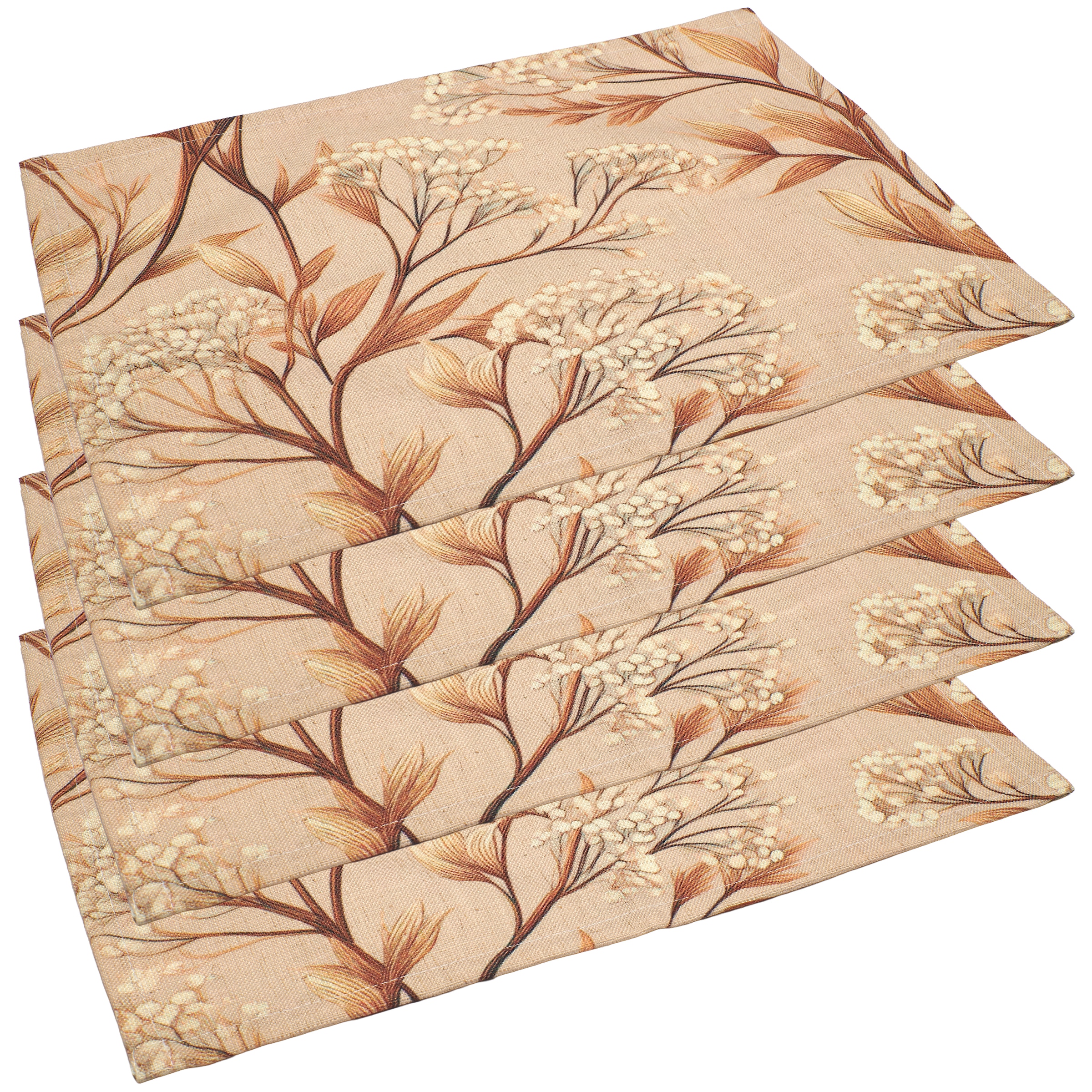 Image of Creativ home Platzset "Tischset aus Stoff" mit schönem Blumenmotiv