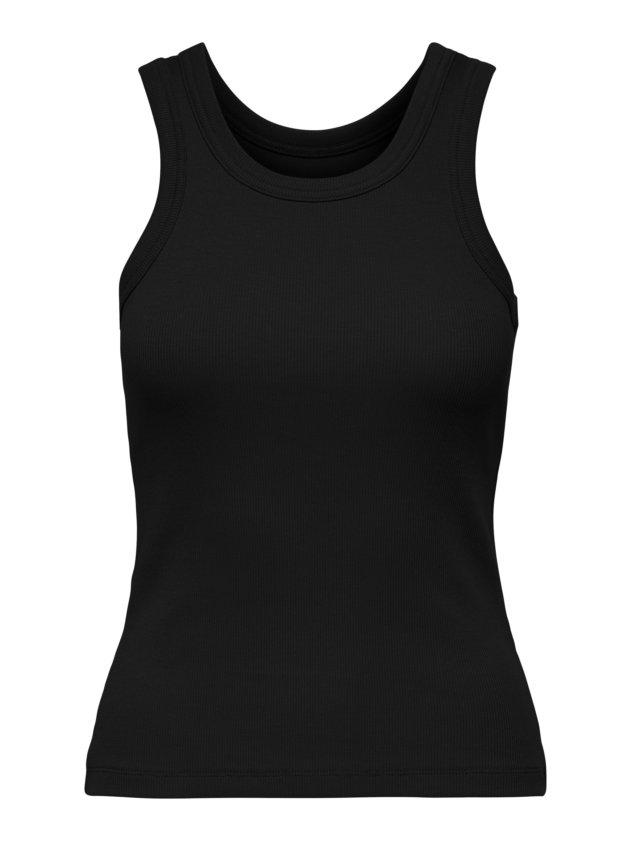 Image of ONLY Tanktop "ONLVAL 2-WAY TANK TOP JRS NOOS" Baumwollmischung, Rundhals