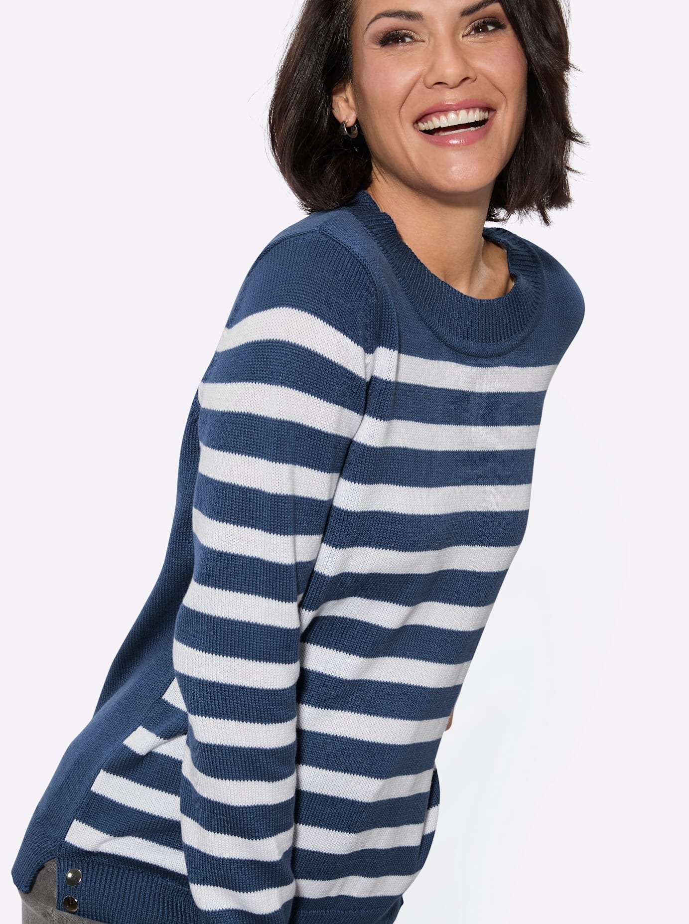 Casual Looks Rundhalspullover »Pullover«
