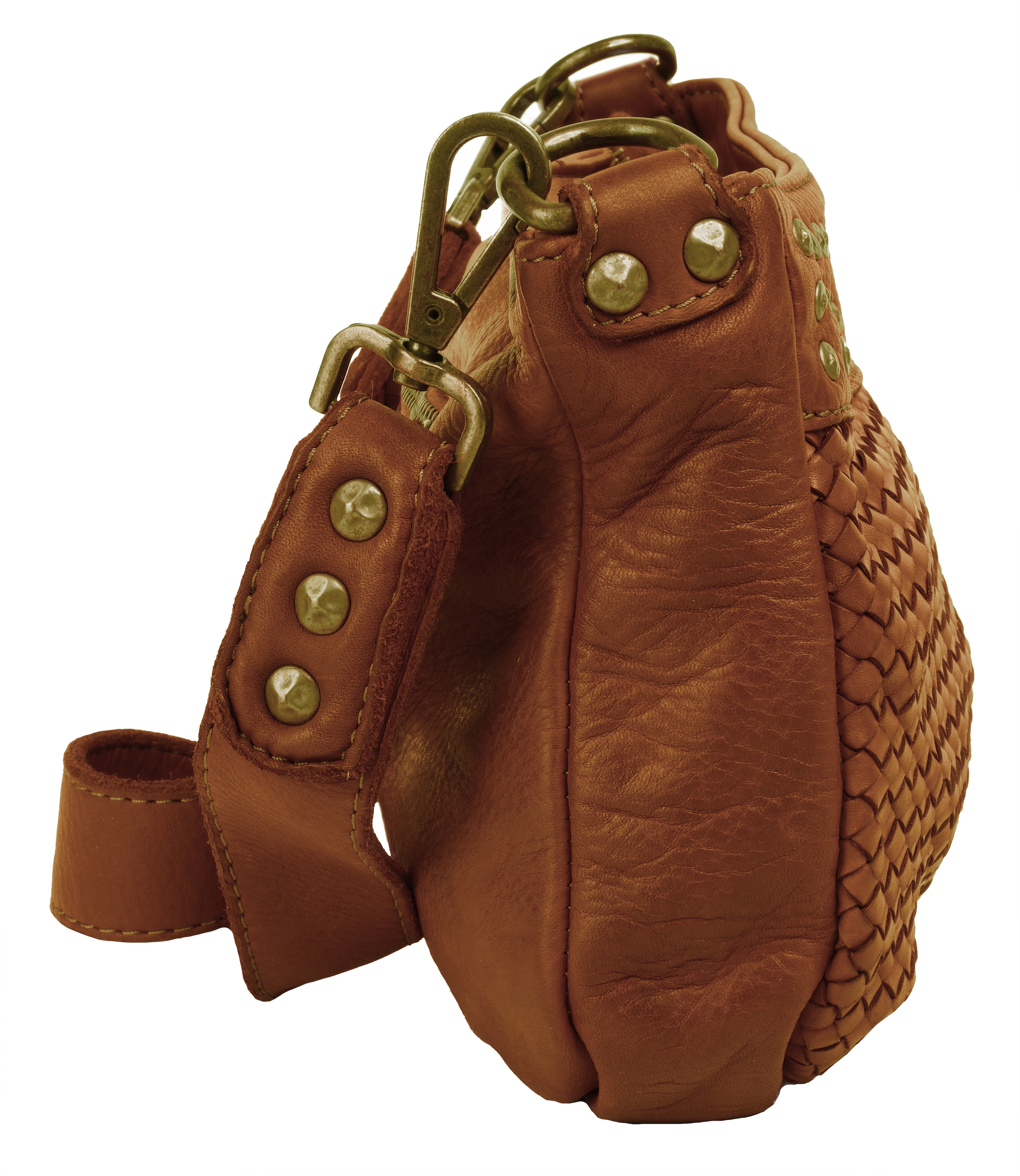 Samantha Look Sac à bandoulière echt Leder, Made in Italy