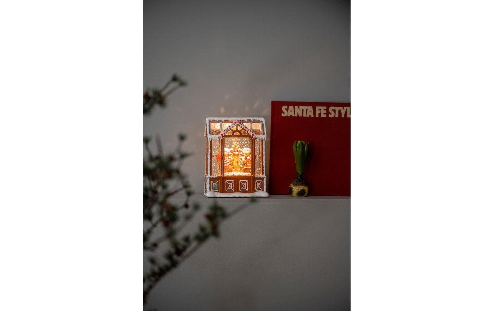 KONSTSMIDE Lanterne LED »Lebkuchenhaus, Höhe: 21,5 cm« 1 cuis