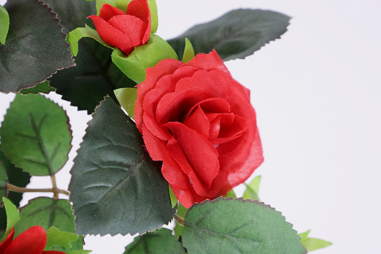 I.GE.A. Kunstblume »Künstlicher Rosenbusch« Kunstrose Blume Strauss Bouquet Rosen Rosenbouquet Wildrose