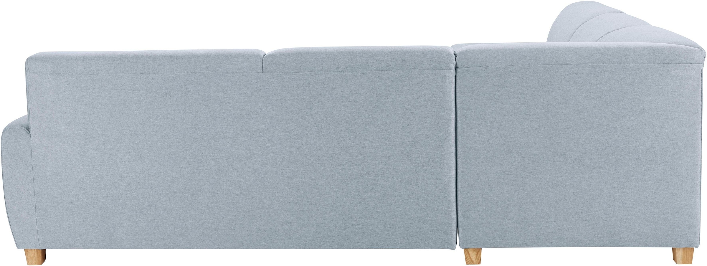DOMO collection Ecksofa »Incanto kubische Formensprache, komfortabel, flache Armlehnen, L-Form«, wahlweise mit Bettfunktion