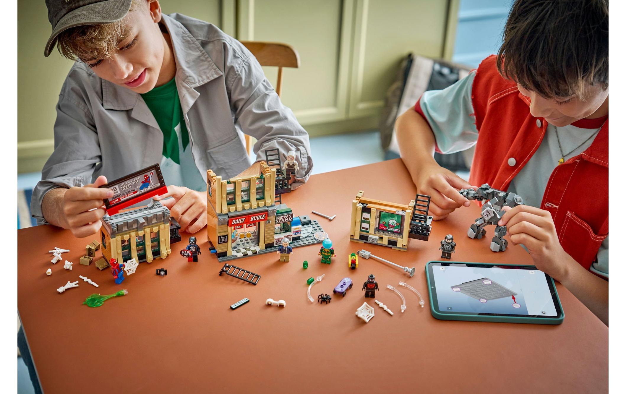 LEGO® Konstruktionsspielsteine »Marvel Spider-Man vs. Mysterio: Daily Bugle«