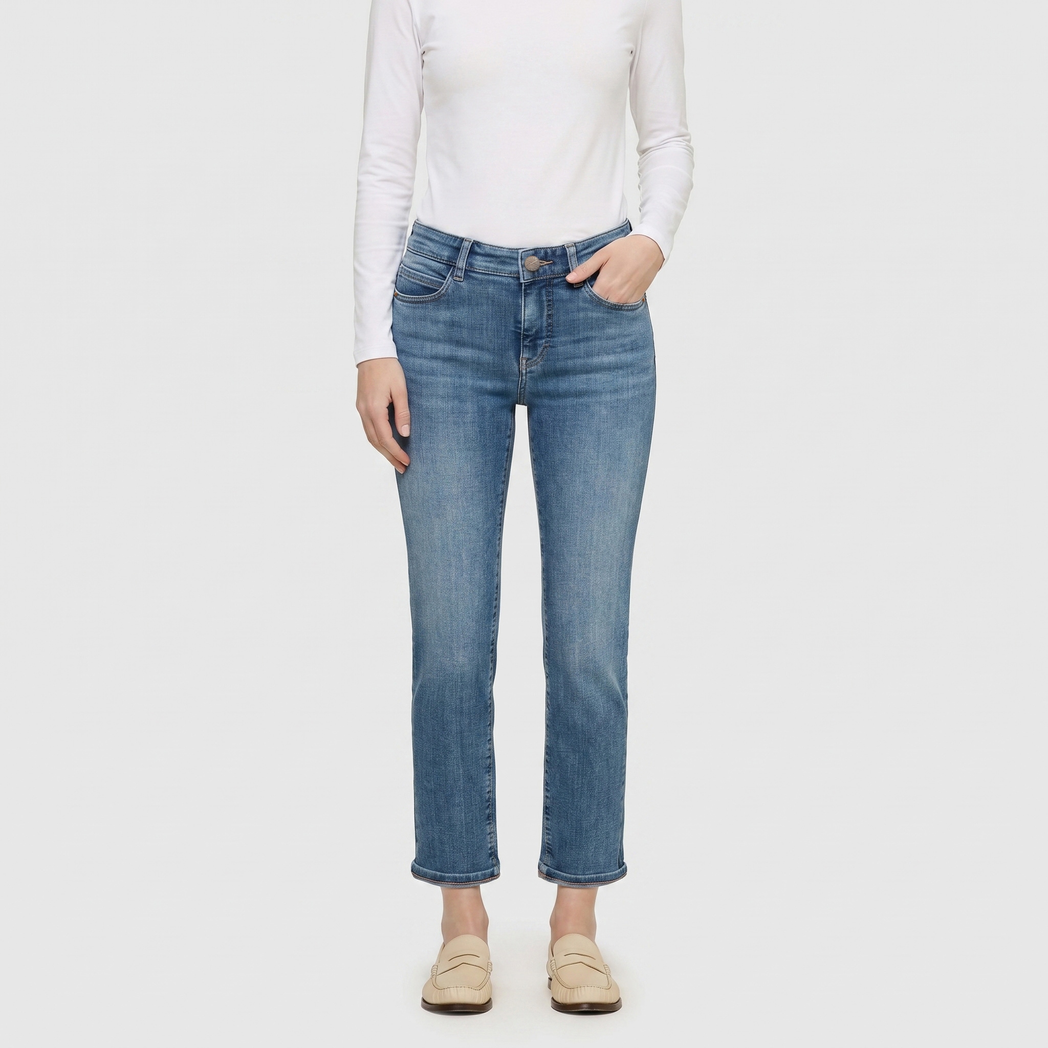Image of MAC 7/8-Jeans figurformender Shaping-Effekt