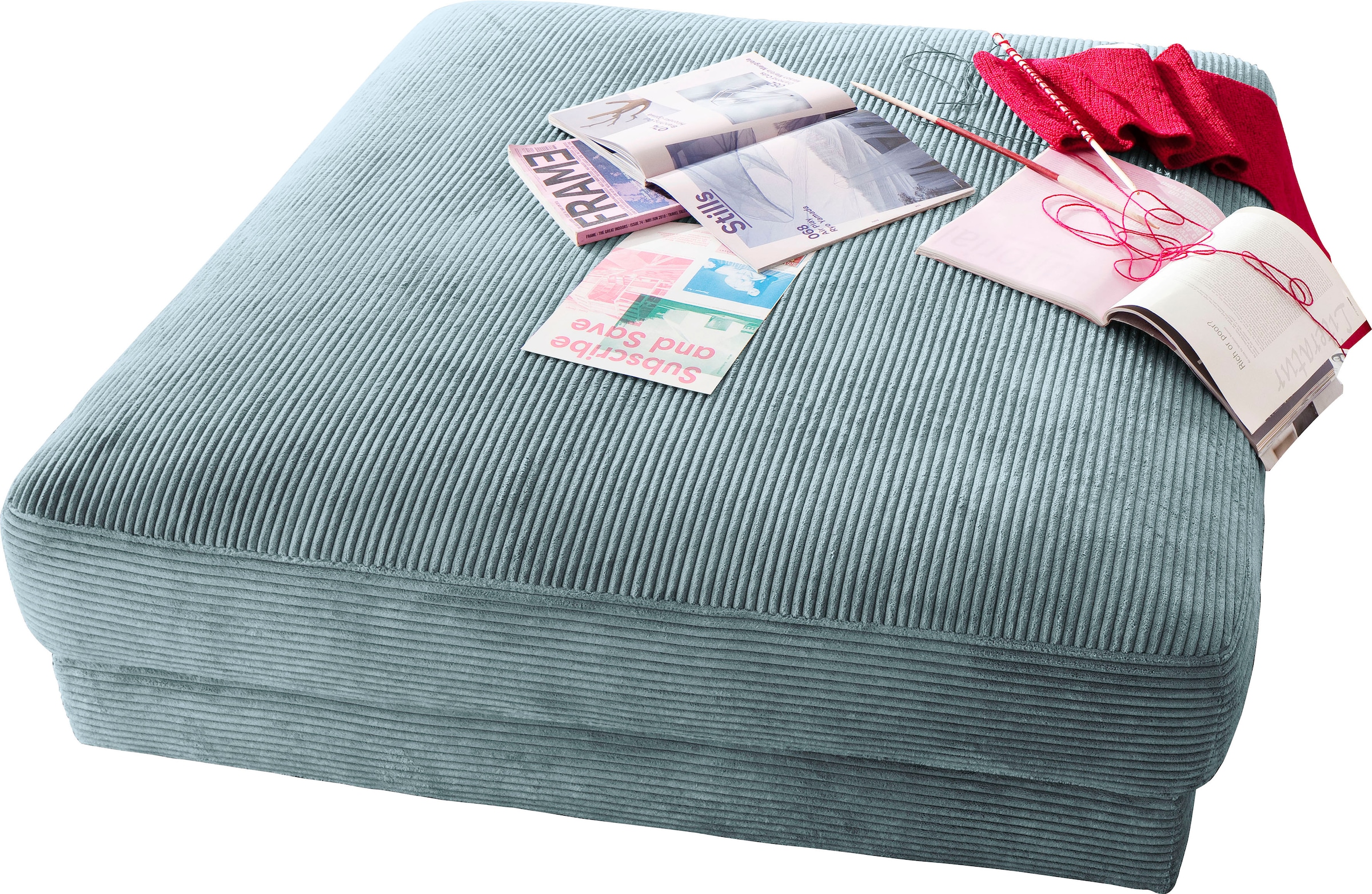 Home affaire Hocker »Enisa« passend zum "Enisa"-Sofa, Bezug in Cord