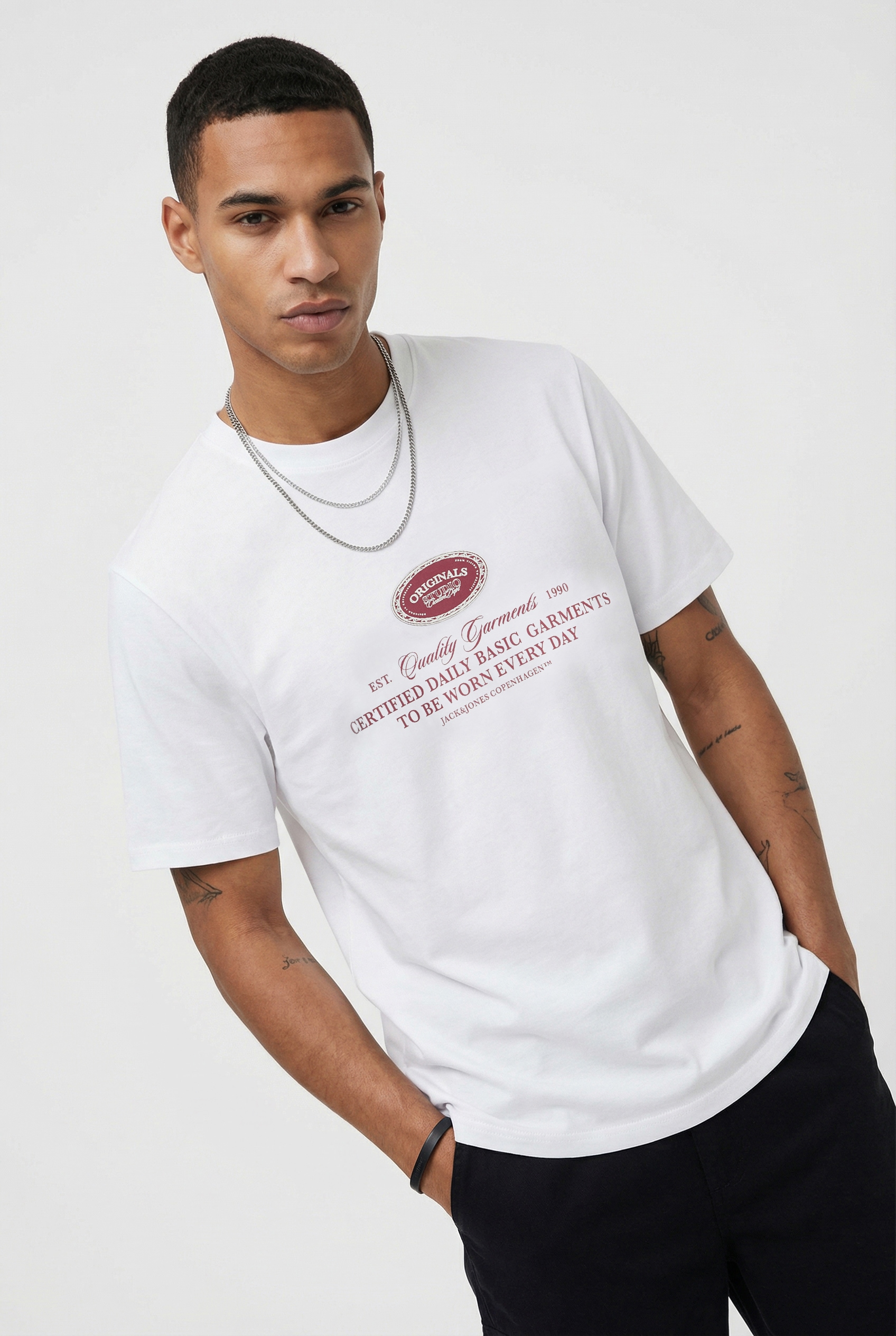 Image of Jack & Jones T-Shirt "JORGREENE BRANDING TEE SS CN CH"