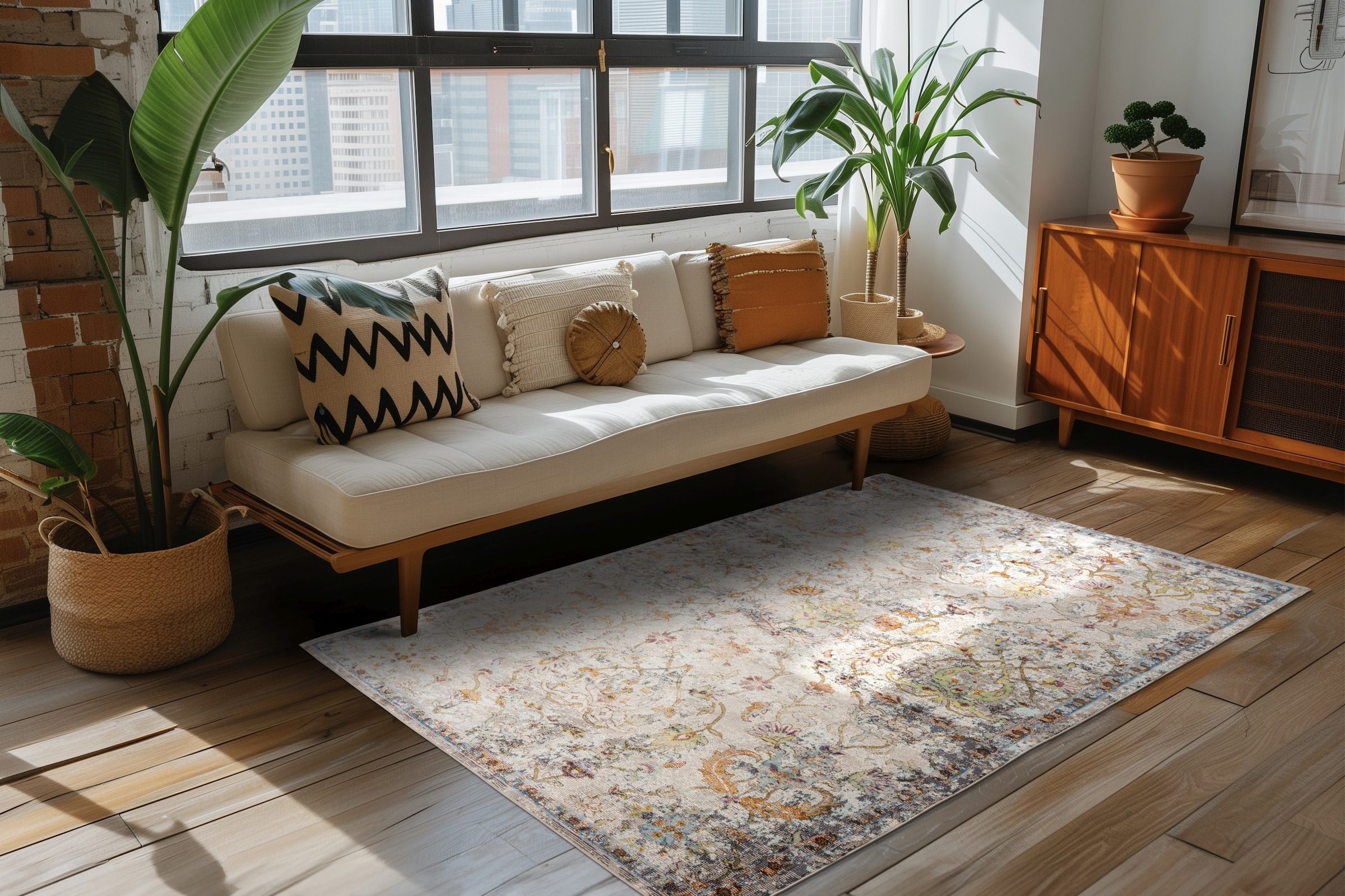 Kayoom Tapis »Blazing Star« Rectangulaire 10 mm Höhe Kurzflor