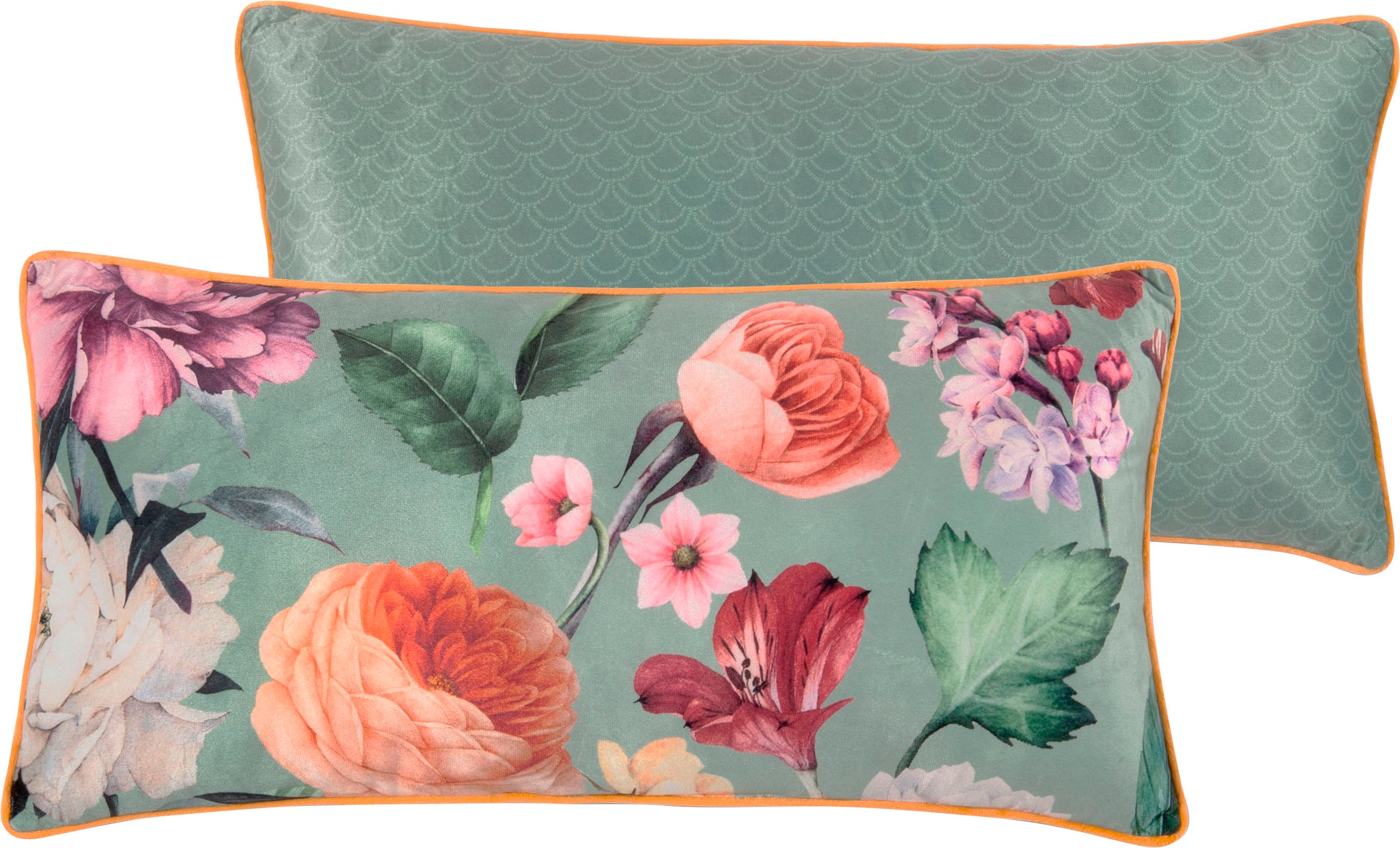 Image of Descanso Dekokissen »Fiori«, (1 St., 1 30x60 cm Dekokissen - Mit biese), mit Biese bei Ackermann Versand Schweiz