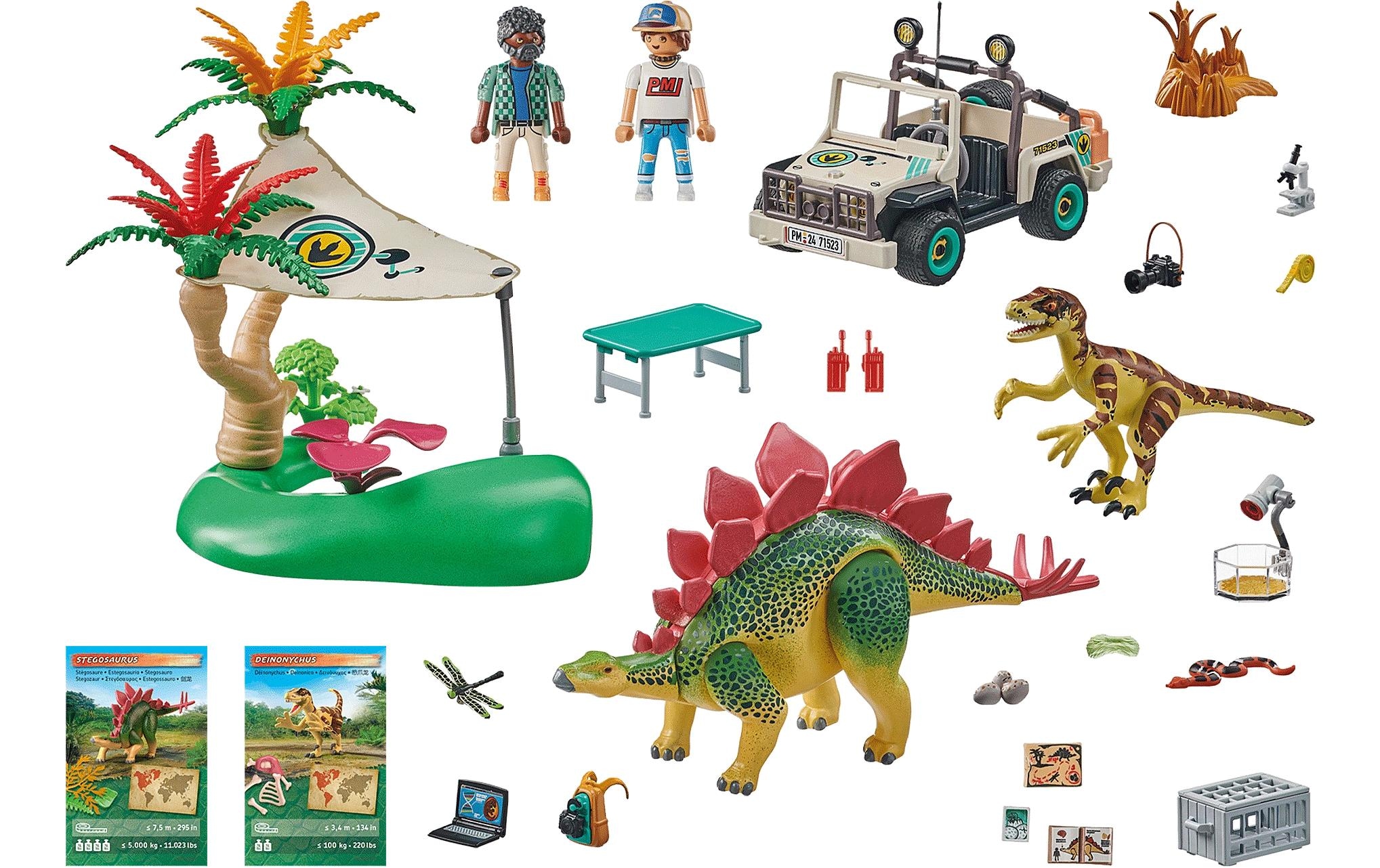 Playmobil® Spielbausteine »Dinos Forschungscamp mit Dinos 71523«, (93 St.)