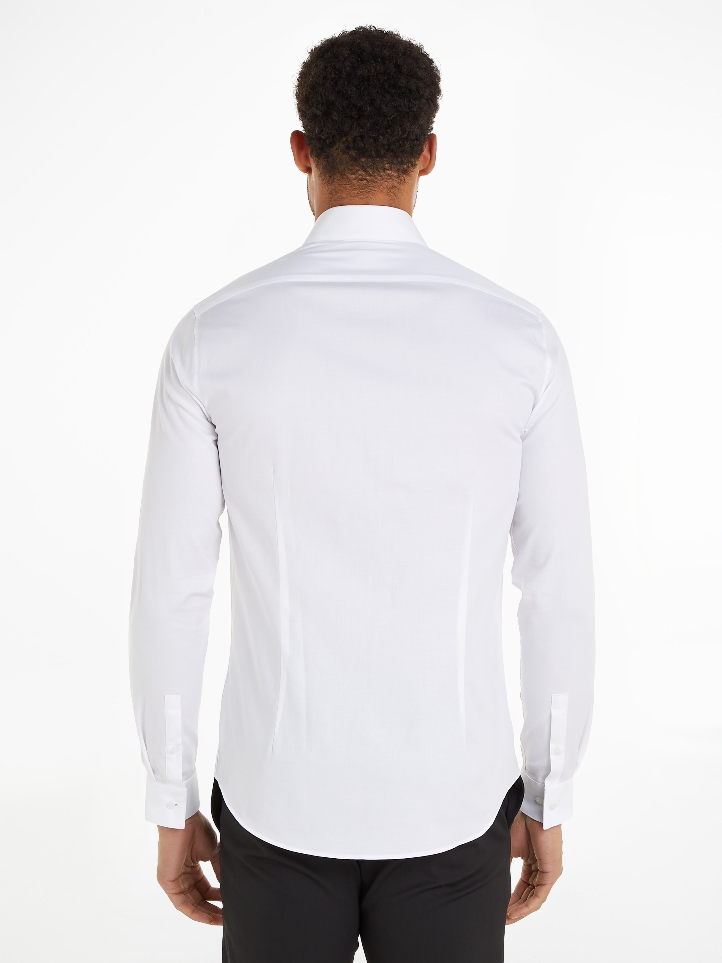 Calvin Klein Kurzarmhemd »TONAL STRUCTURE SLIM SHIRT«