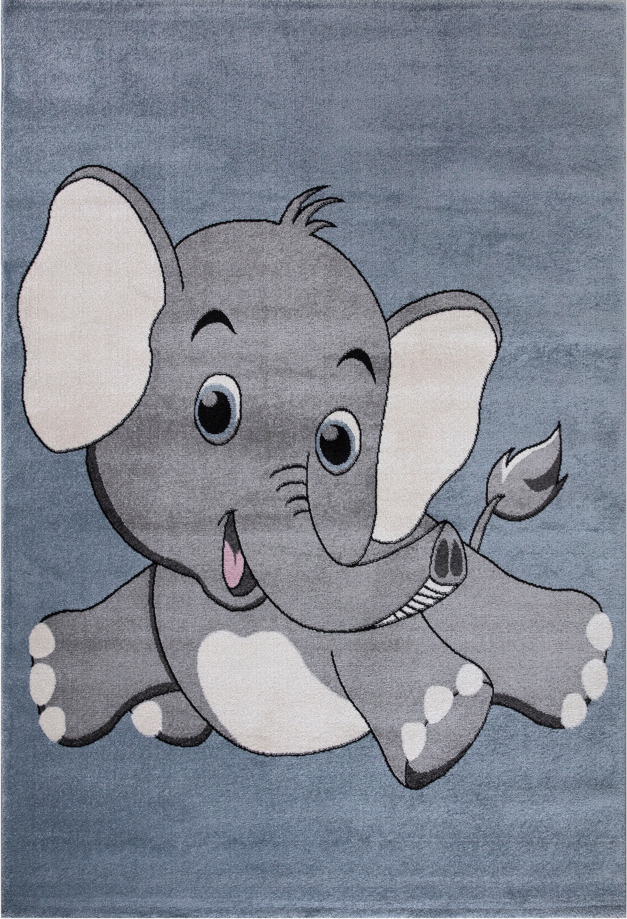 Image of Festival Kinderteppich »Candy 155«, rechteckig, 11 mm Höhe, Motiv Elefant bei Ackermann Versand Schweiz