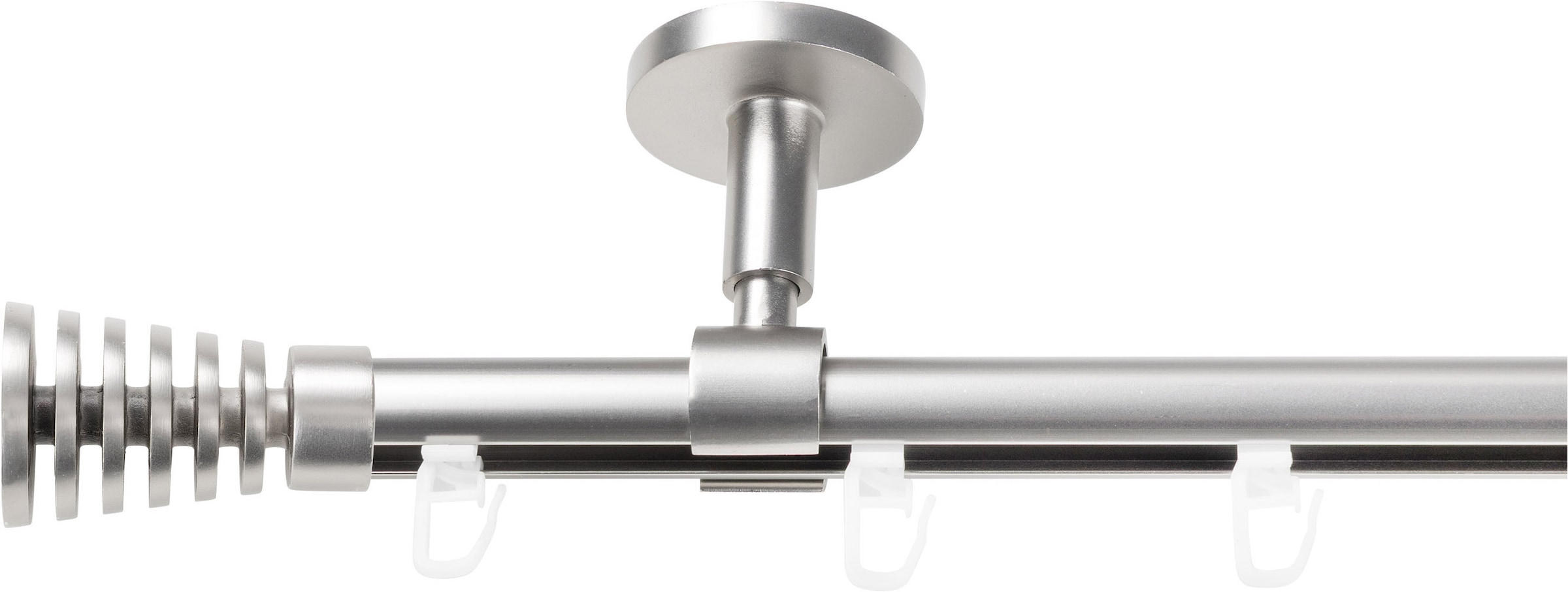 Image of SN DECO GROUP Gardinenstange "Gardinenstange Innenlauf Gap Ø 19 mm, 1-läufig, Fixmass, verschraubt" Ø 19 mm Fixmass;kürzbar
