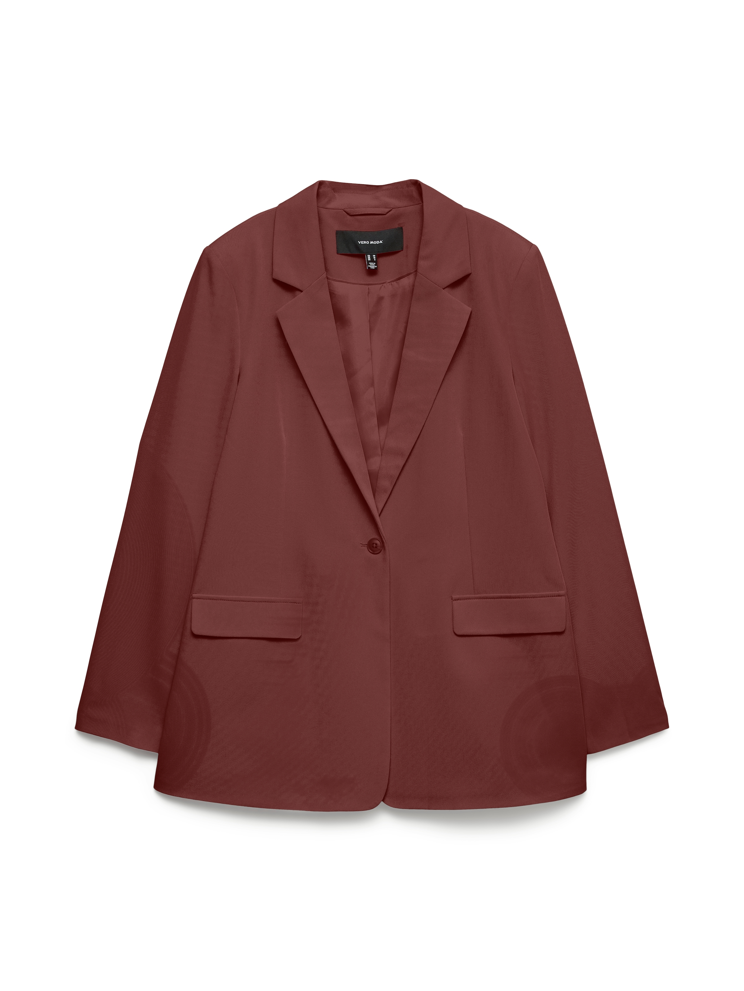 Vero Moda Blazer long »VMZELDA LS LOOSE BLAZER NOOS« lässige Form, 1-Knopf Verschluss