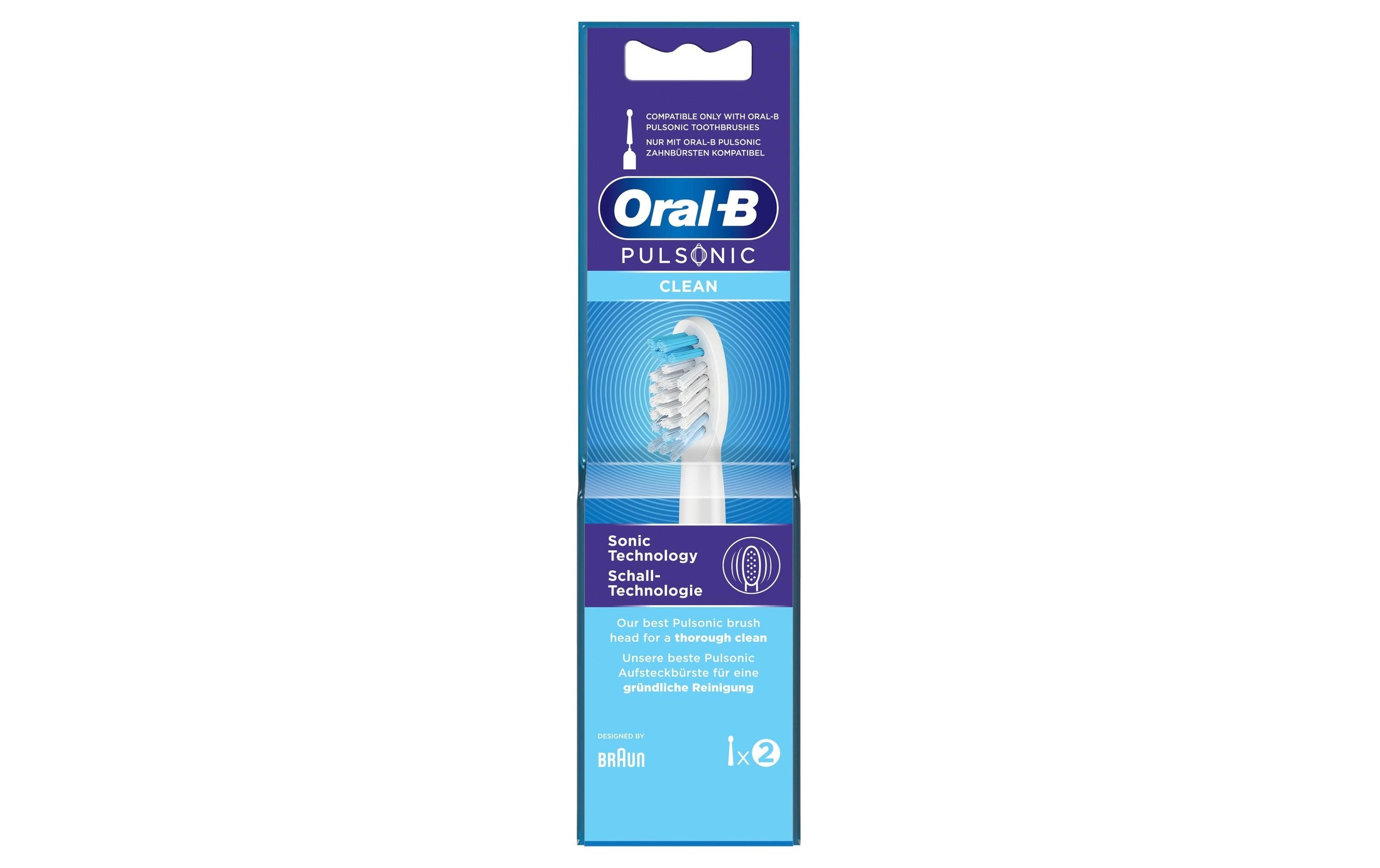 Oral-B Brosse emboîtable »Zahnbürstenkopf Pulsonic Cle«
