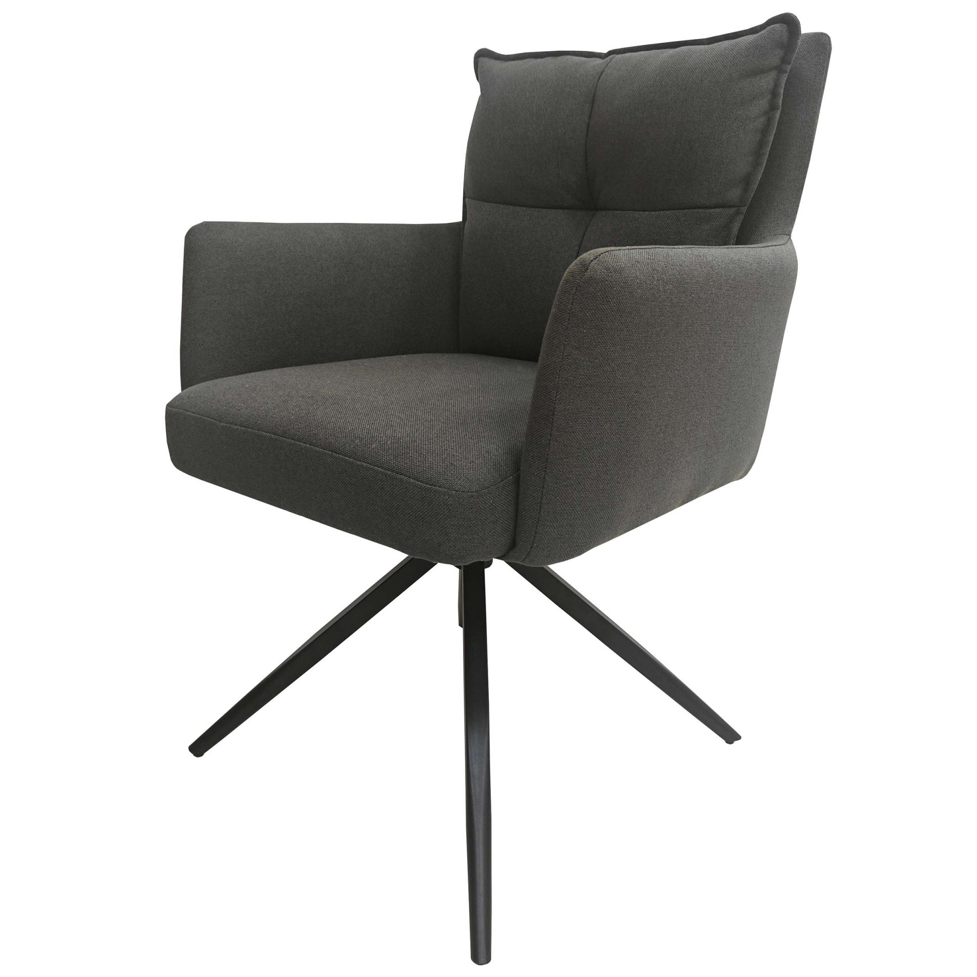 GOODproduct Esszimmerstuhl »Chiani« () 2 Stk.180° Auto Rückkehr, gepolsterte Rückenlehne, Armlehne und Sitzfläche