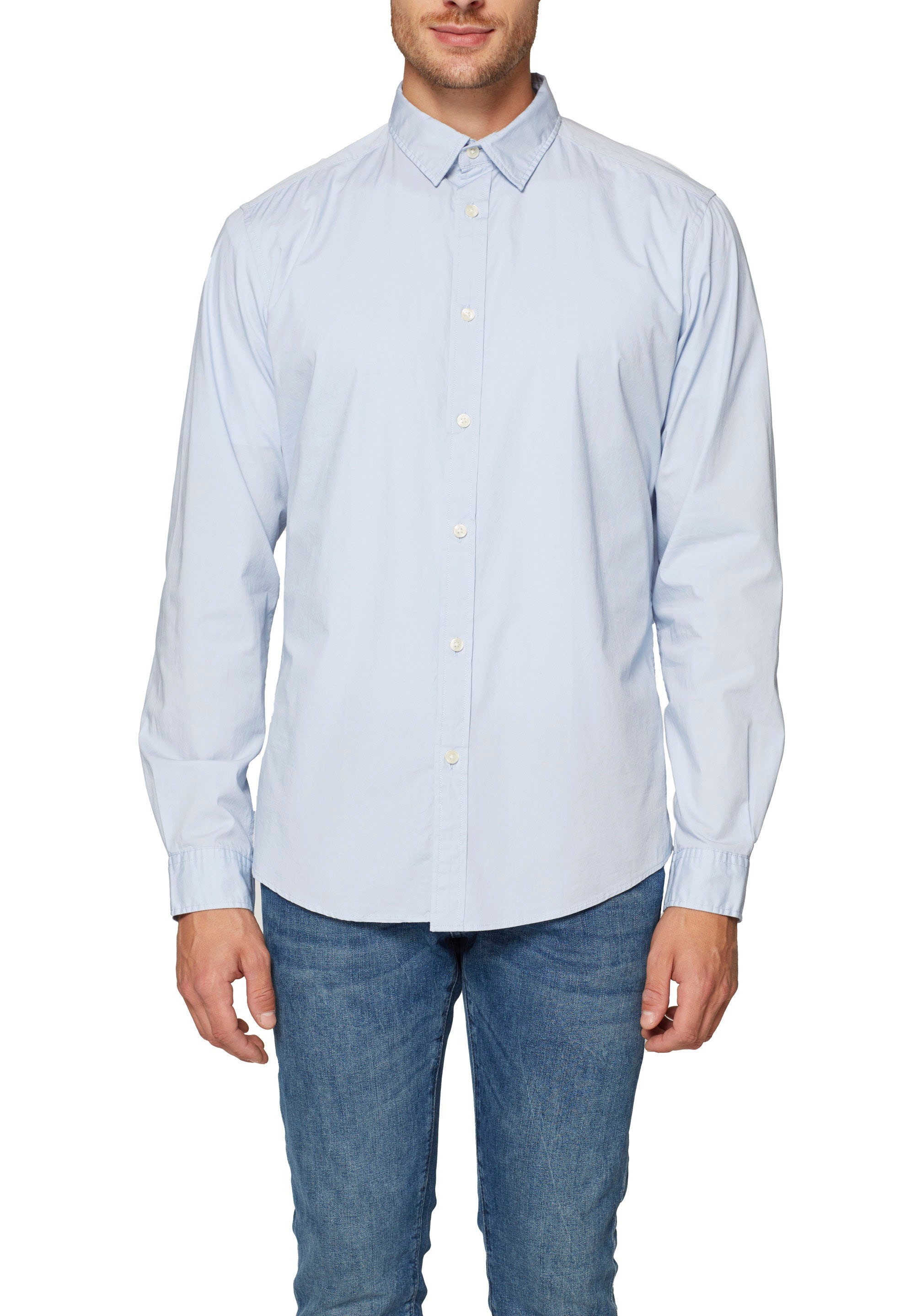 Image of Esprit Langarmhemd, mit Abnähern für eine schmale Passform bei Ackermann Versand Schweiz