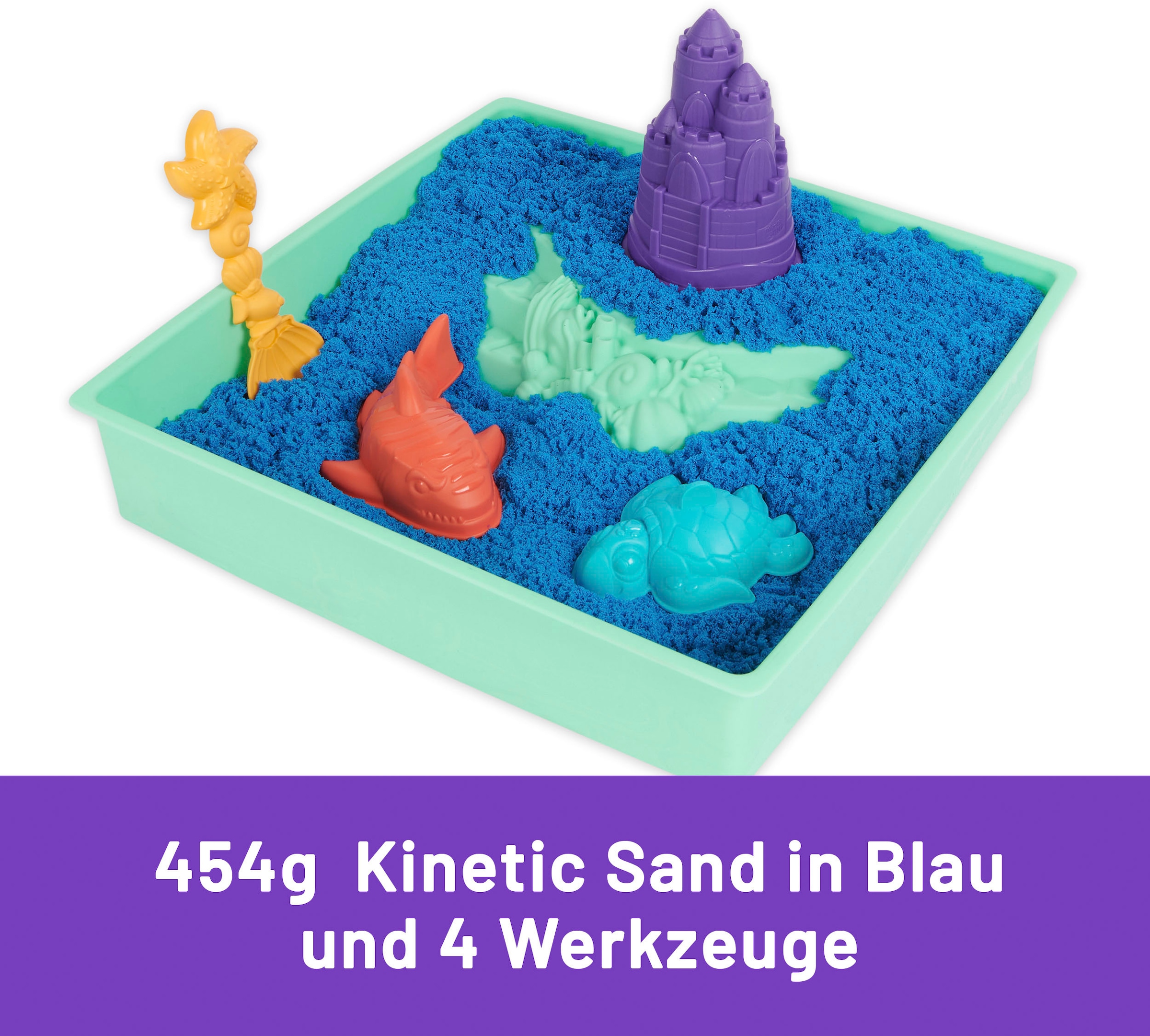 Spin Master Set créatif »Kinetic Sand - Box 454 g - Blau«