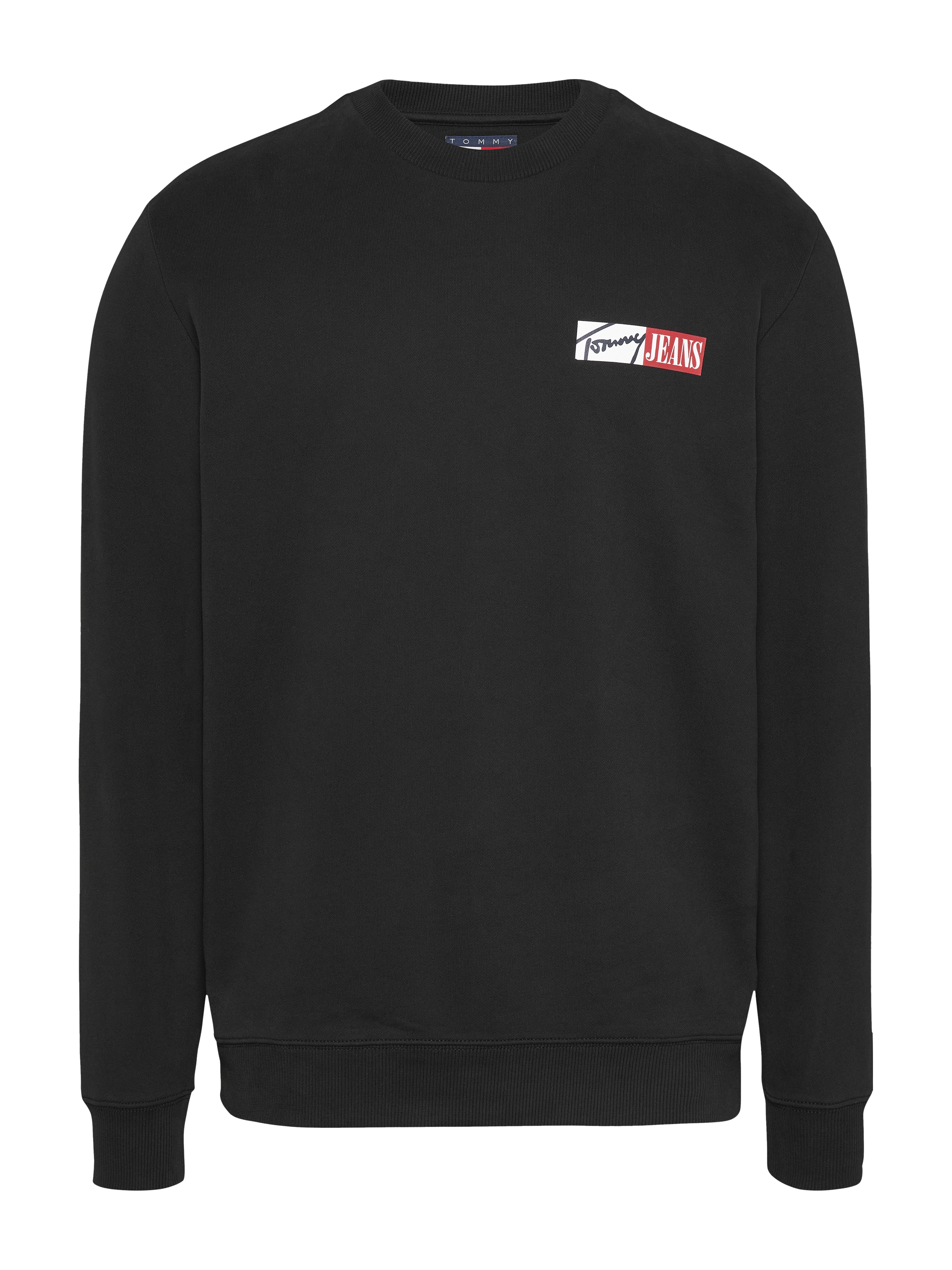 Tommy Jeans Plus Sweatshirt »TJM REG ENTRY GRAPHIC CREW EXT«, in Grossen Grössen, Logodruck