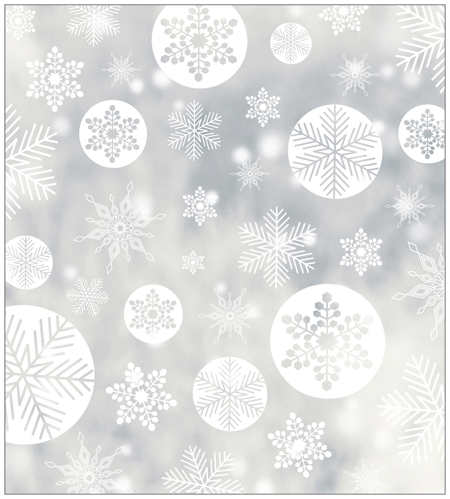 MySpotti Fensterfolie »Look Snowy white«, halbtransparent, glattstatisch  haftend, 90 x 100 cm, statisch haftend maintenant