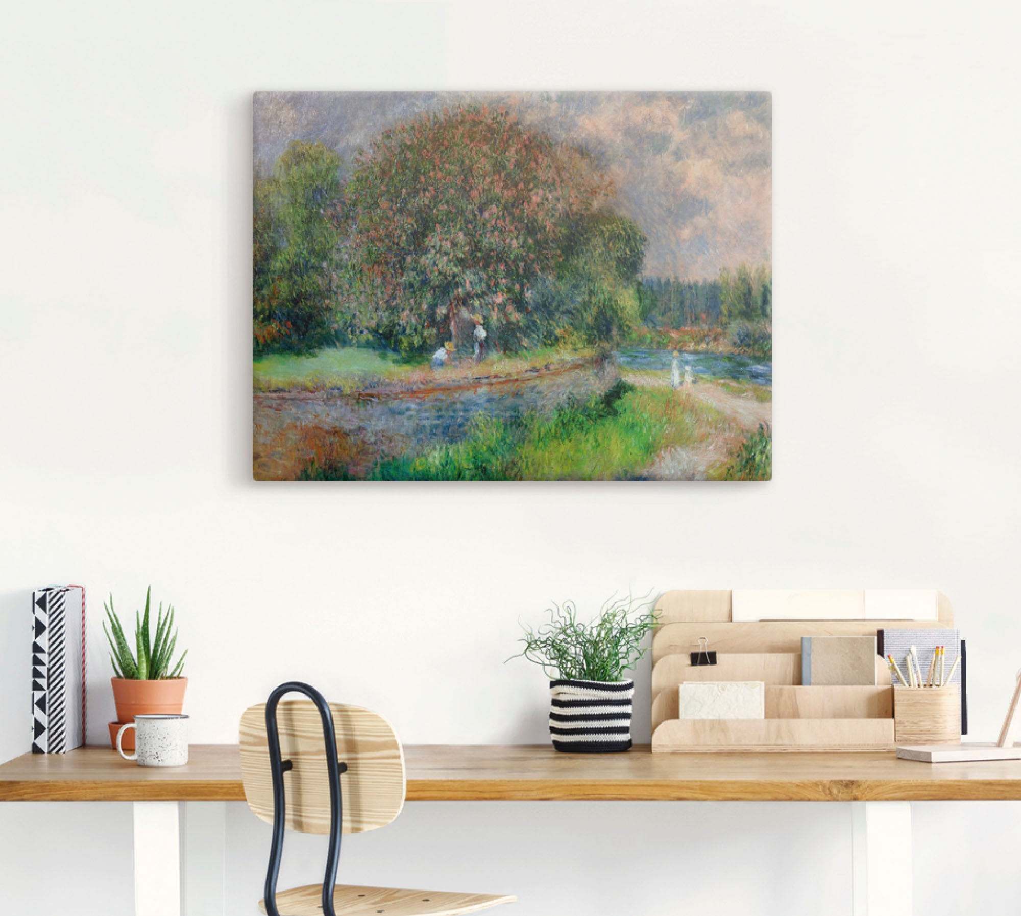 Artland Wandbild »Blühender Kastanienbaum«, Wiesen & Bäume, (1 St.), als Leinwandbild, Poster in verschied. Grössen