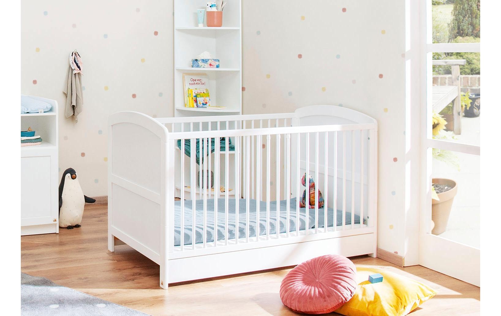 Pinolino® Babybett »Laura Weiss 70 x 140 cm«, (1 tlg.)
