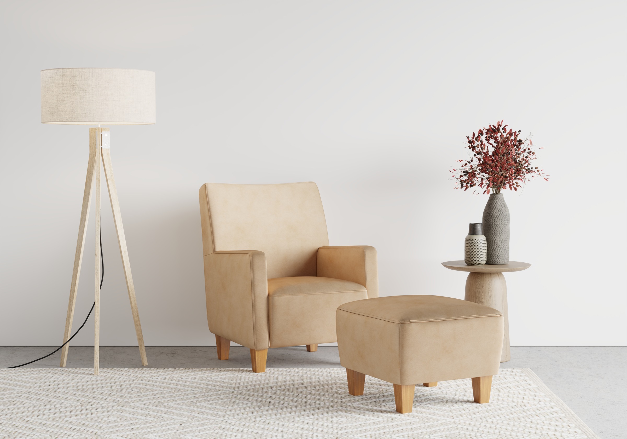 sit&more Fauteuil »Bosse« mit Federkern