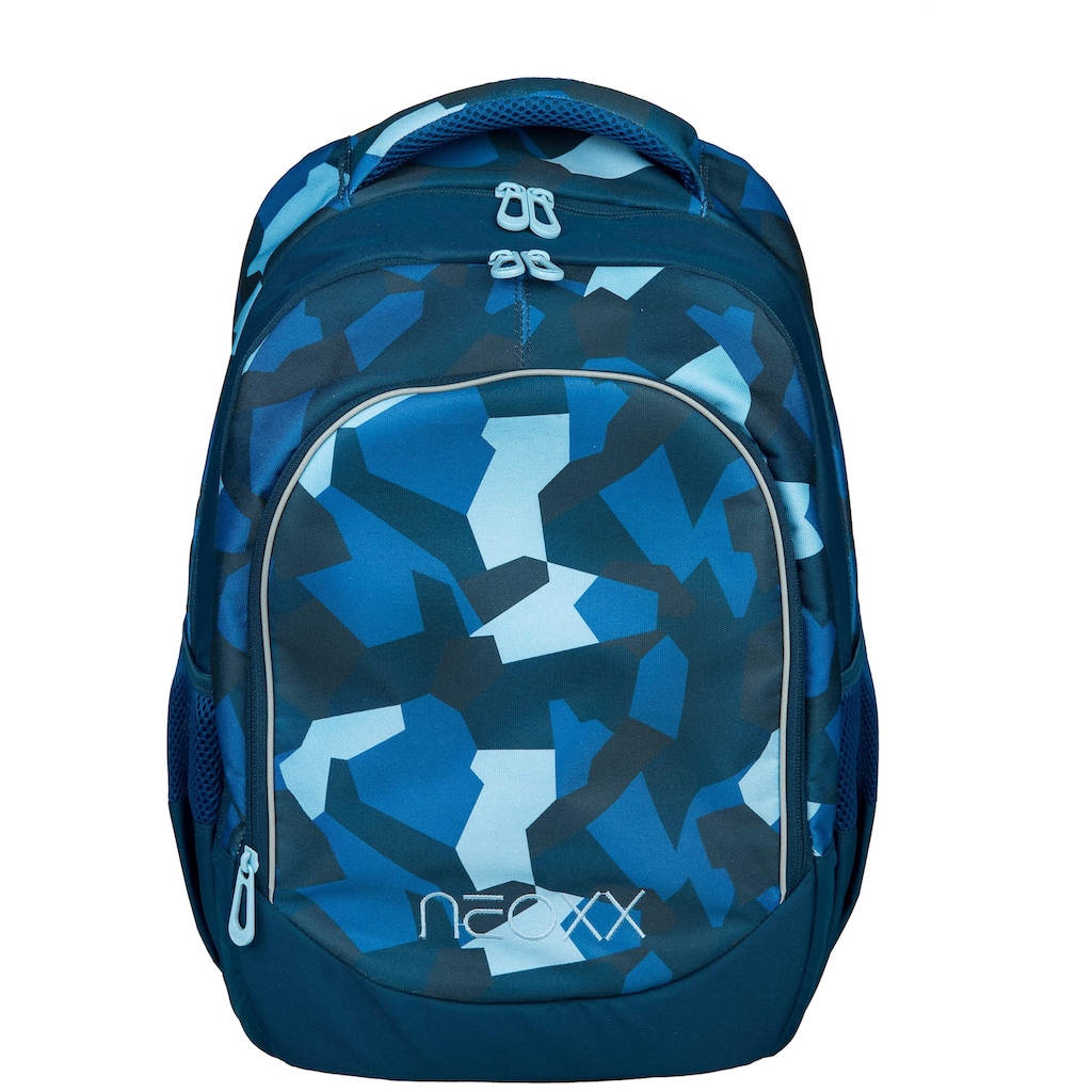 neoxx Schulrucksack »Fly, Camo Nation«, Reflektionsnaht