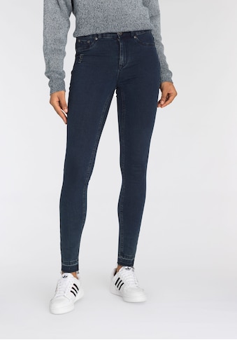 Arizona Skinny-fit-Jeans »Ultra Stretch«, High Waist mit offenem Saum kaufen