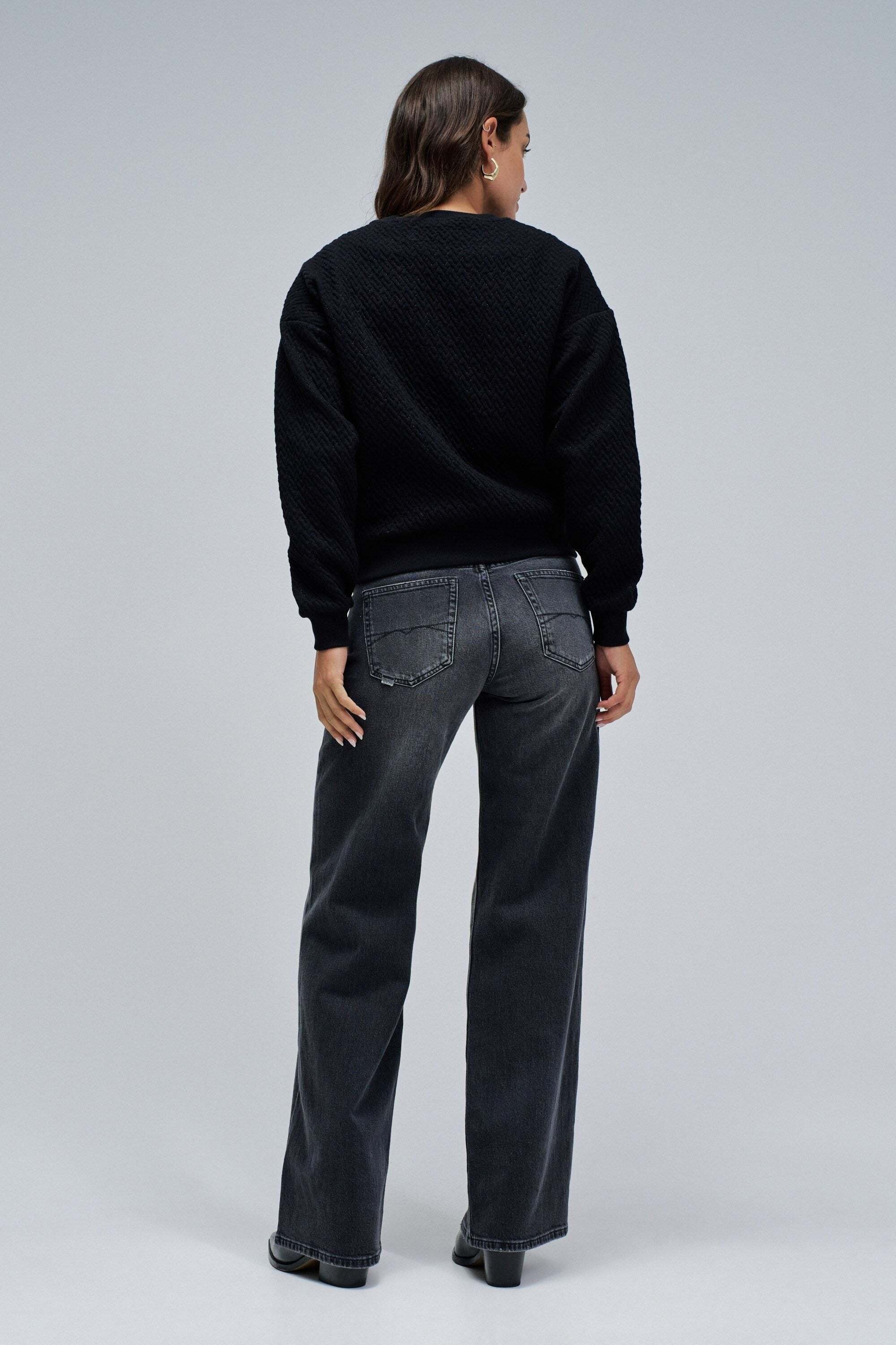 Salsa Sweatshirt »Salsa Jeans Sweatshirt Lurex Jacquard Sweatshirt«