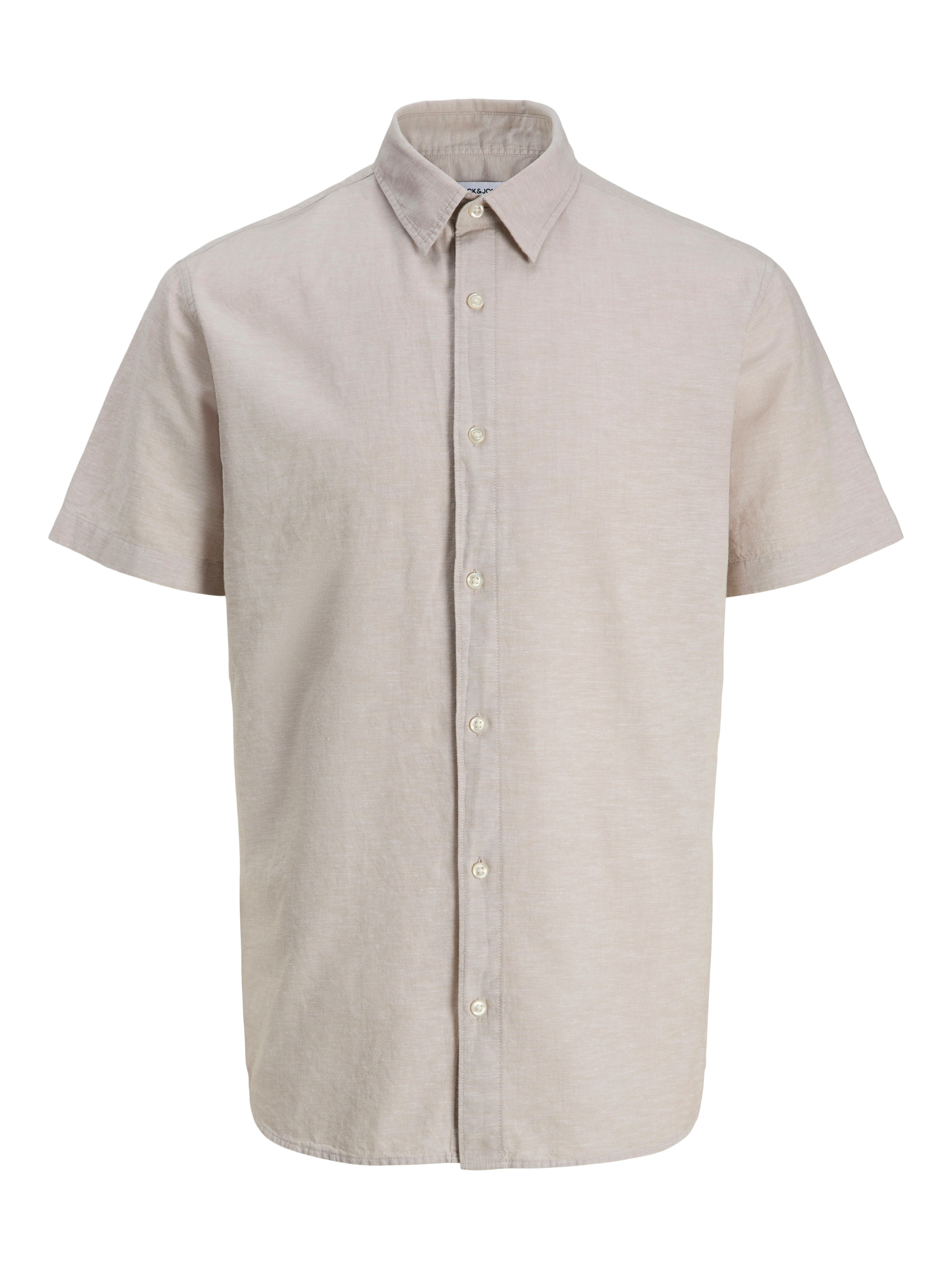 Jack & Jones PlusSize Chemise à manches courtes »JJEBREEZE LINEN BLEND SHIRT S/S SN PLS« mit Leinen, regular fit